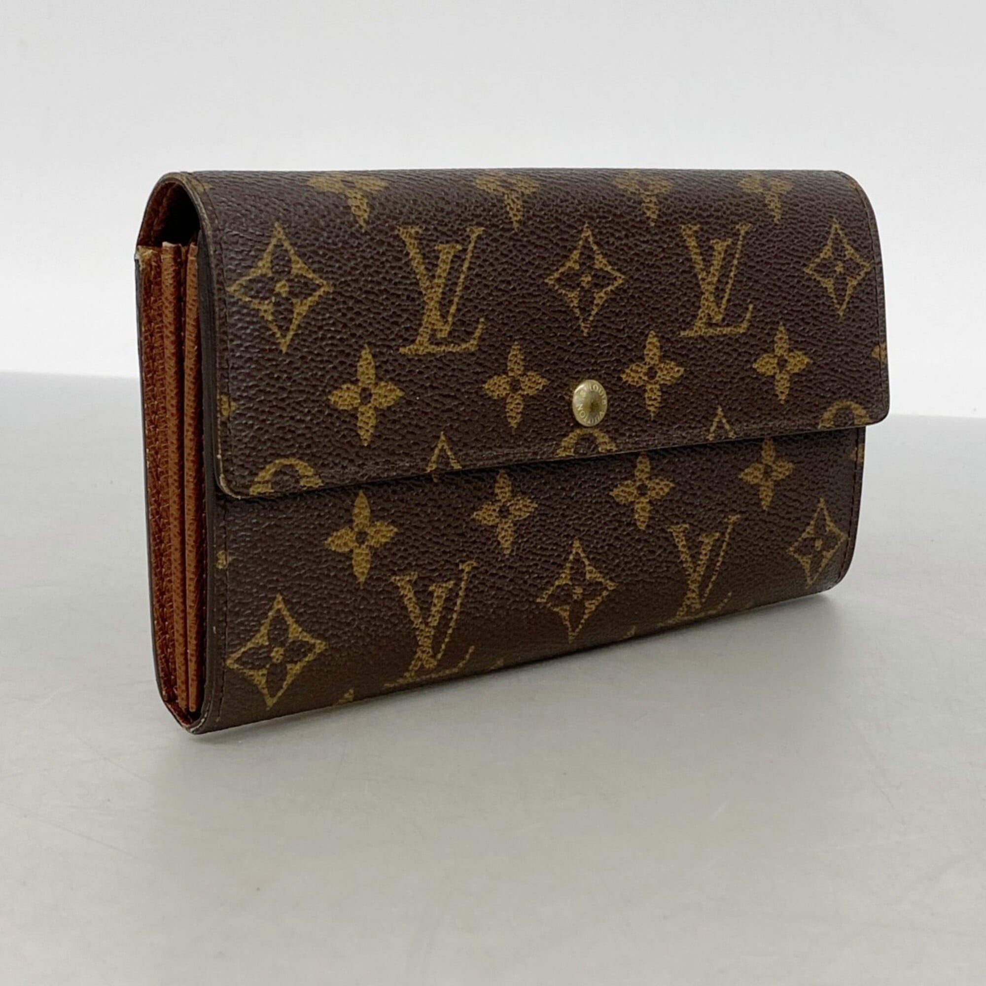 Louis Vuitton Brown Long Wallet (Bi-Fold) (Pre-Owned)