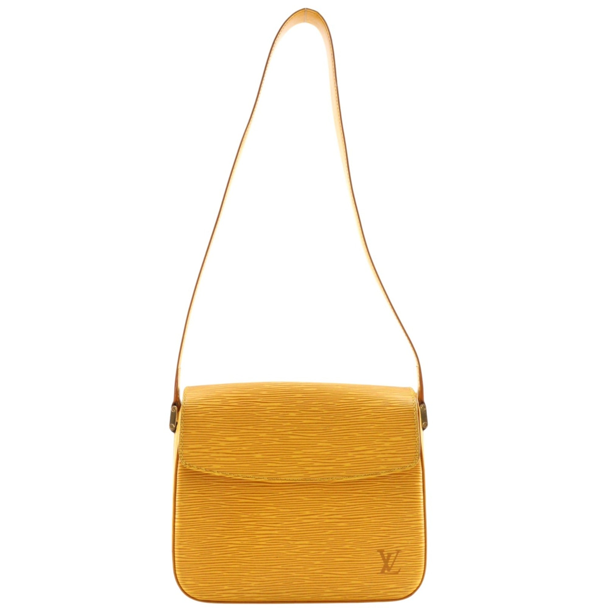 Louis Vuitton Yellow Epi Leather Shoulder Bag (Pre-Owned)