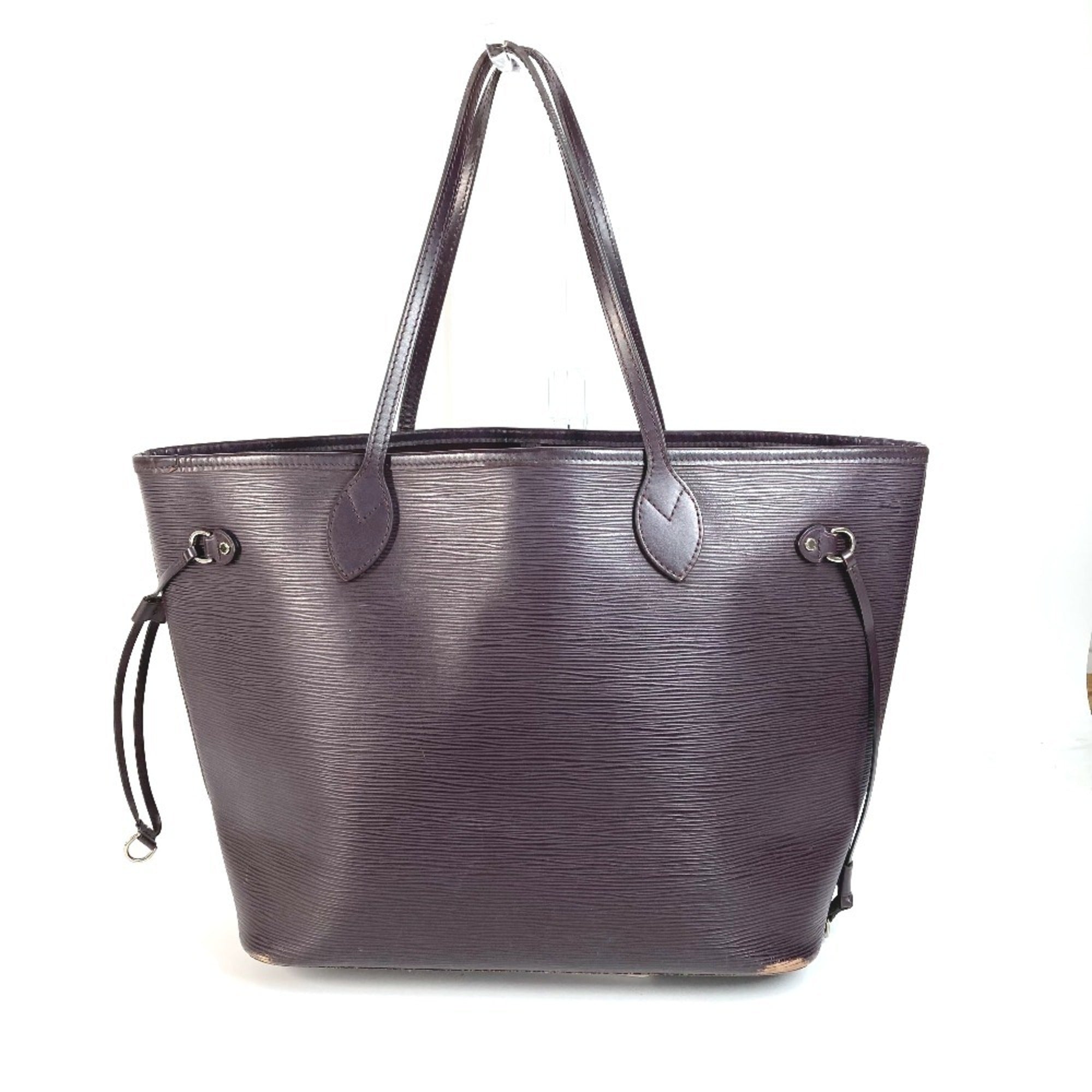 Louis Vuitton Purple Quetsche Epi Leather Shoulder Bag Tote Bag (Pre-Owned)