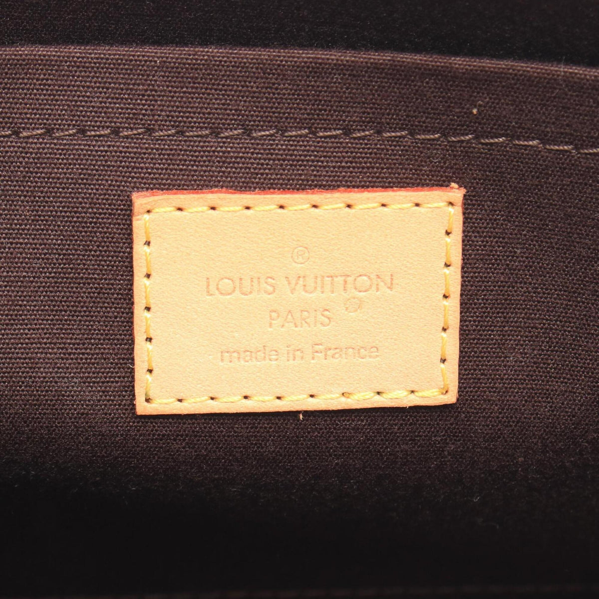 Louis Vuitton Purple Leather Handbag (Pre-Owned)