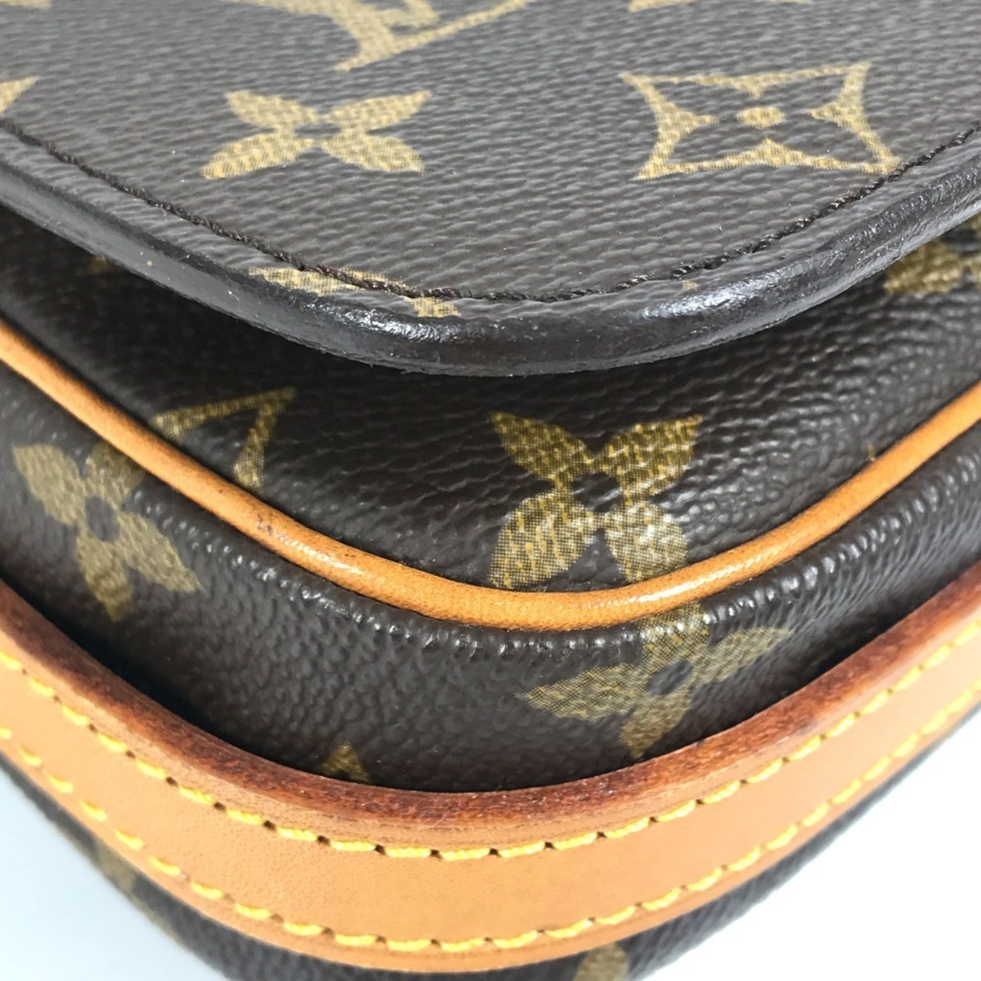 Louis Vuitton Brown Monogram Canvas Pochette Shoulder Bag (Pre-Owned)