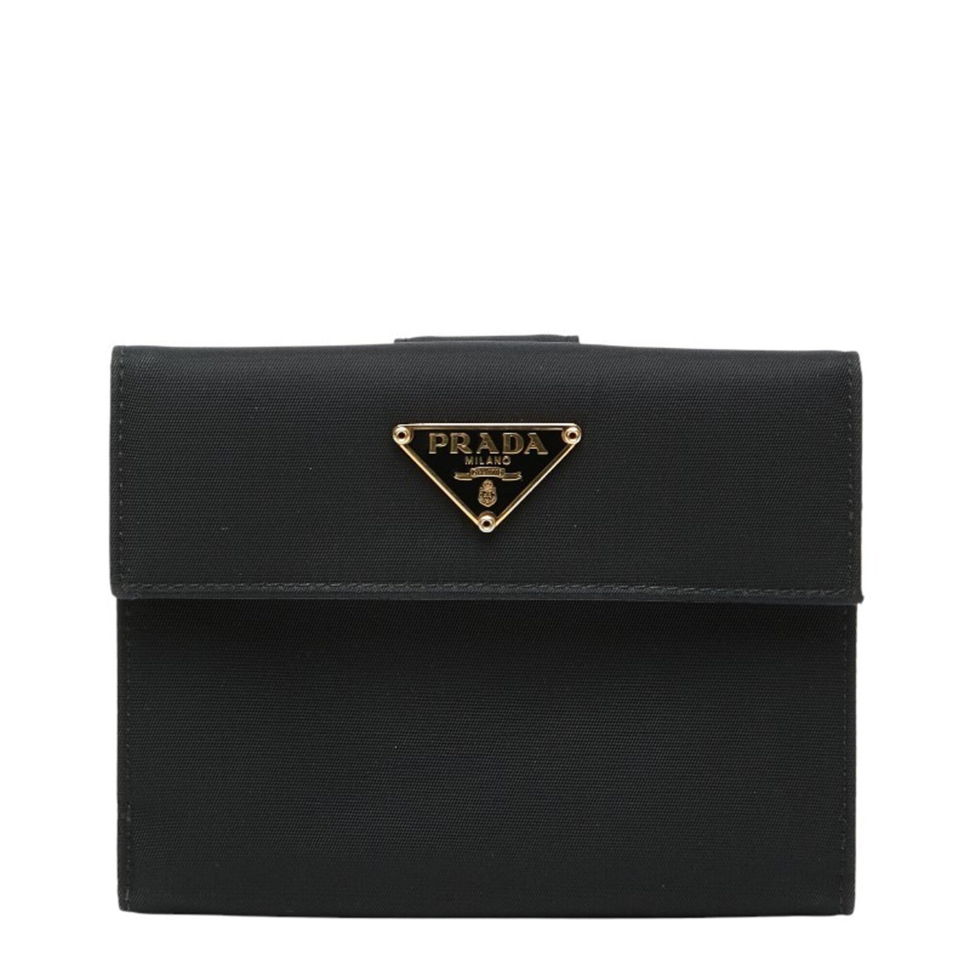 Prada Black Nylon Wallet (Bi-Fold) (Pre-Owned)