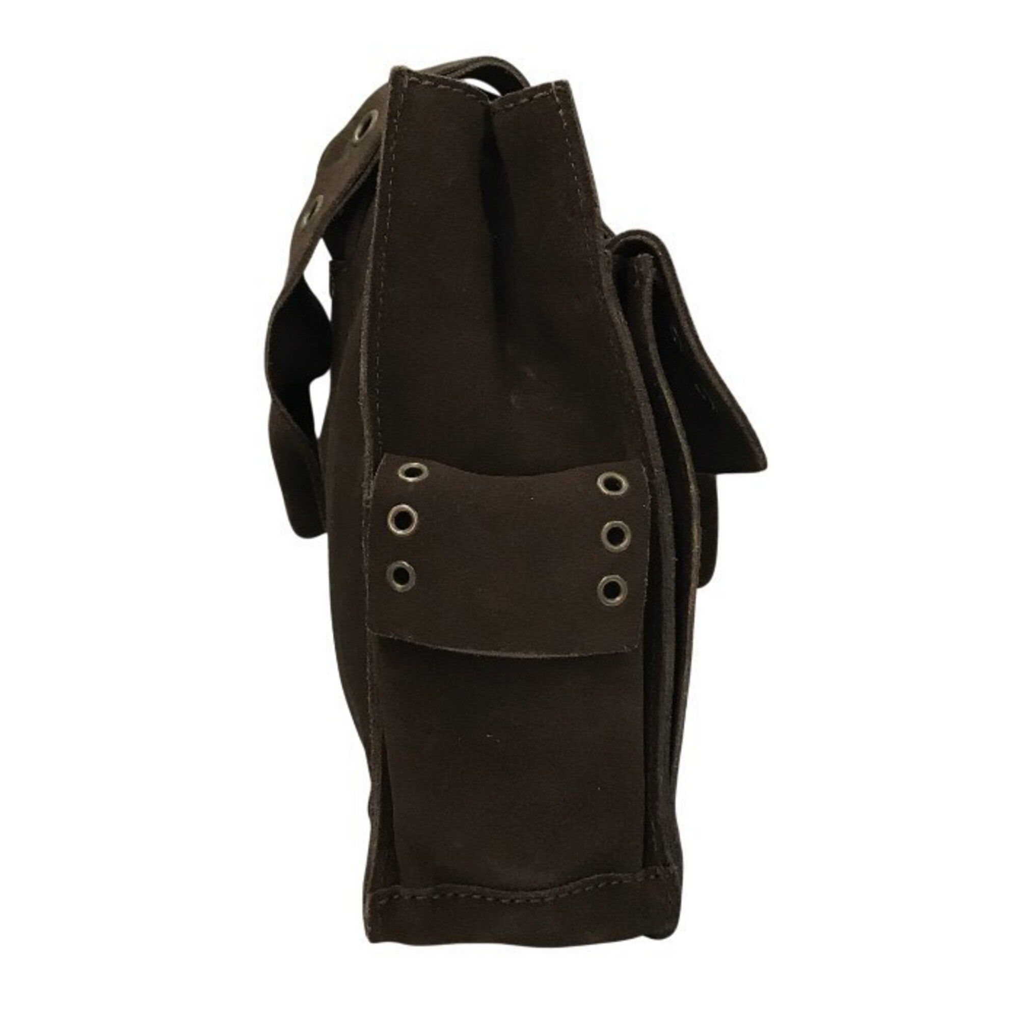 Dolce & Gabbana Brown Suede Leather Tote Bag (Pre-Owned)