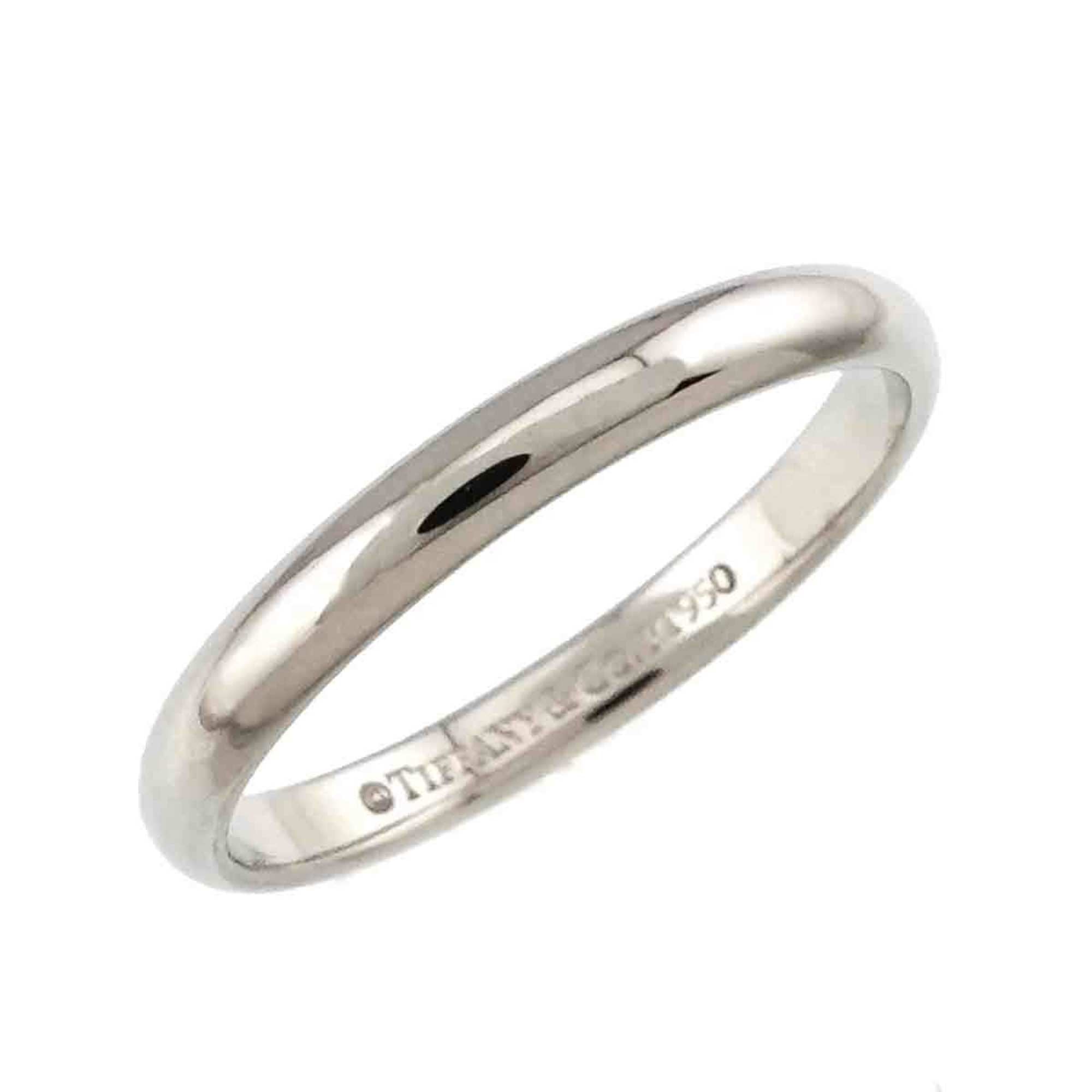 Tiffany Silver Platinum 950 Band Ring (Pre-Owned)