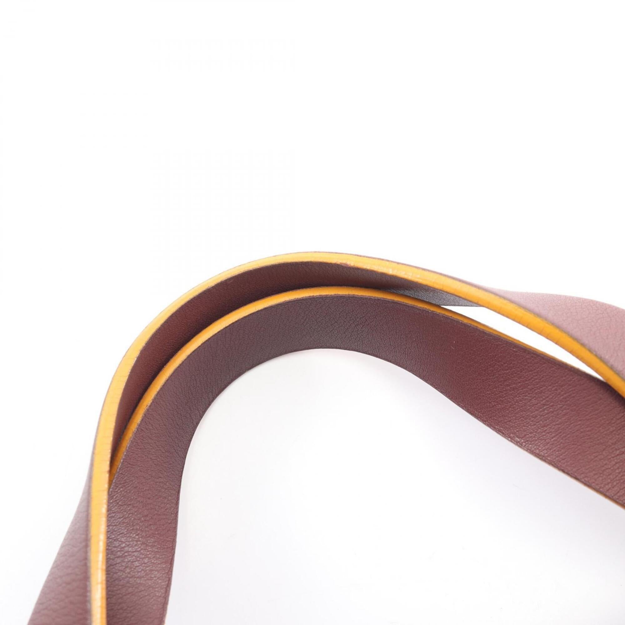 Loewe Bordeaux Leather Handbag (Pre-Owned)