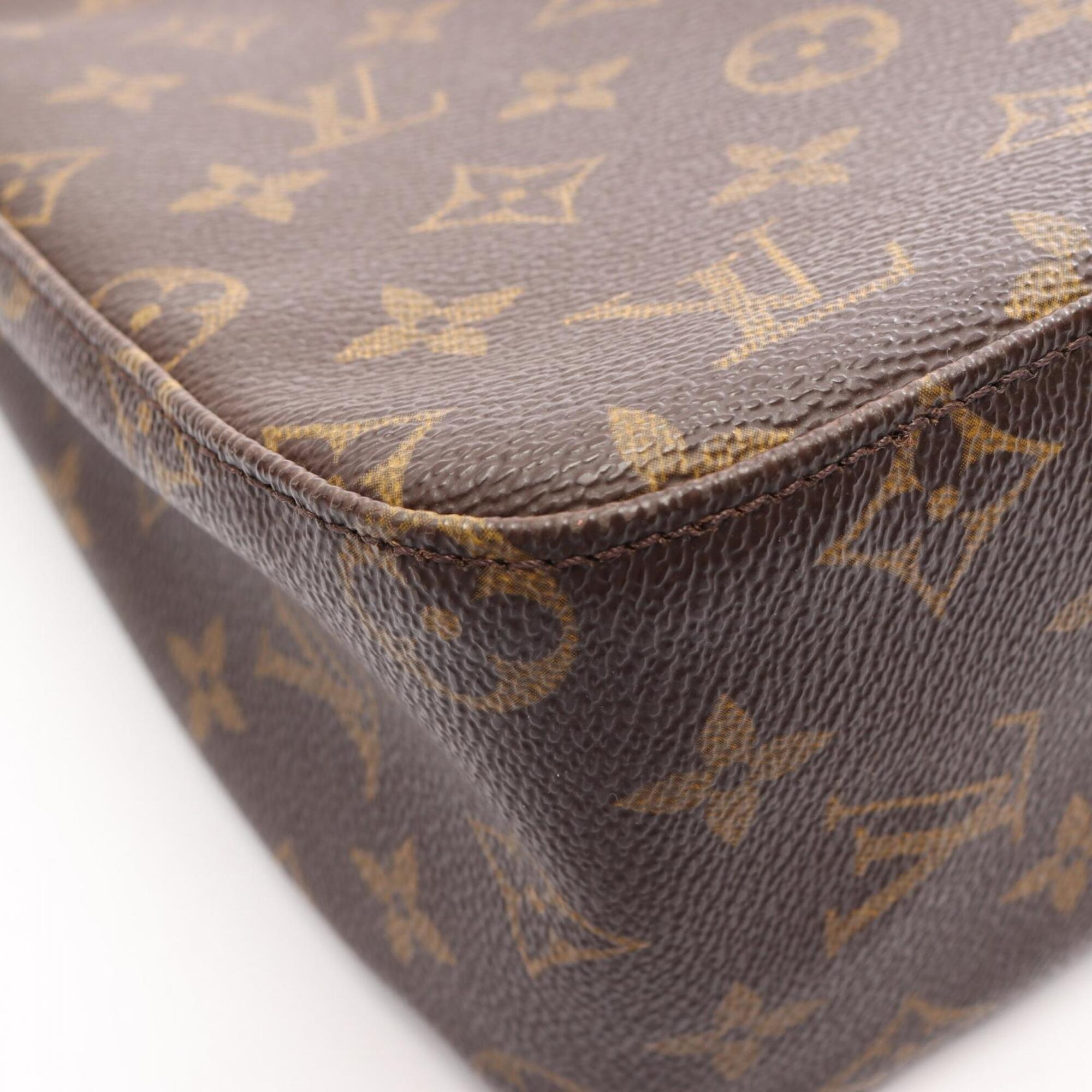 Louis Vuitton Brown Pvc Leather Handbag Shoulder Bag (Pre-Owned)