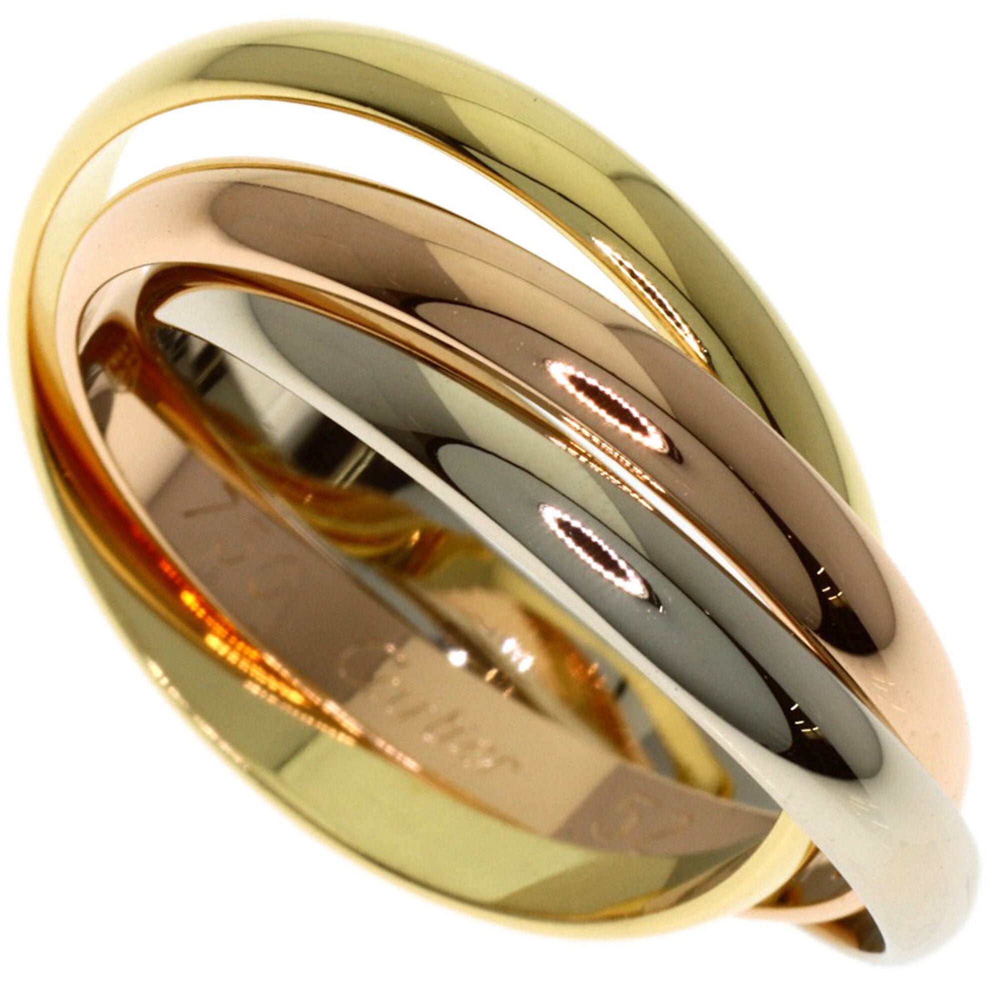 Cartier Yellow Gold (18K) Pink Gold (18K) White Gold (18K) Band Ring (Pre-Owned)