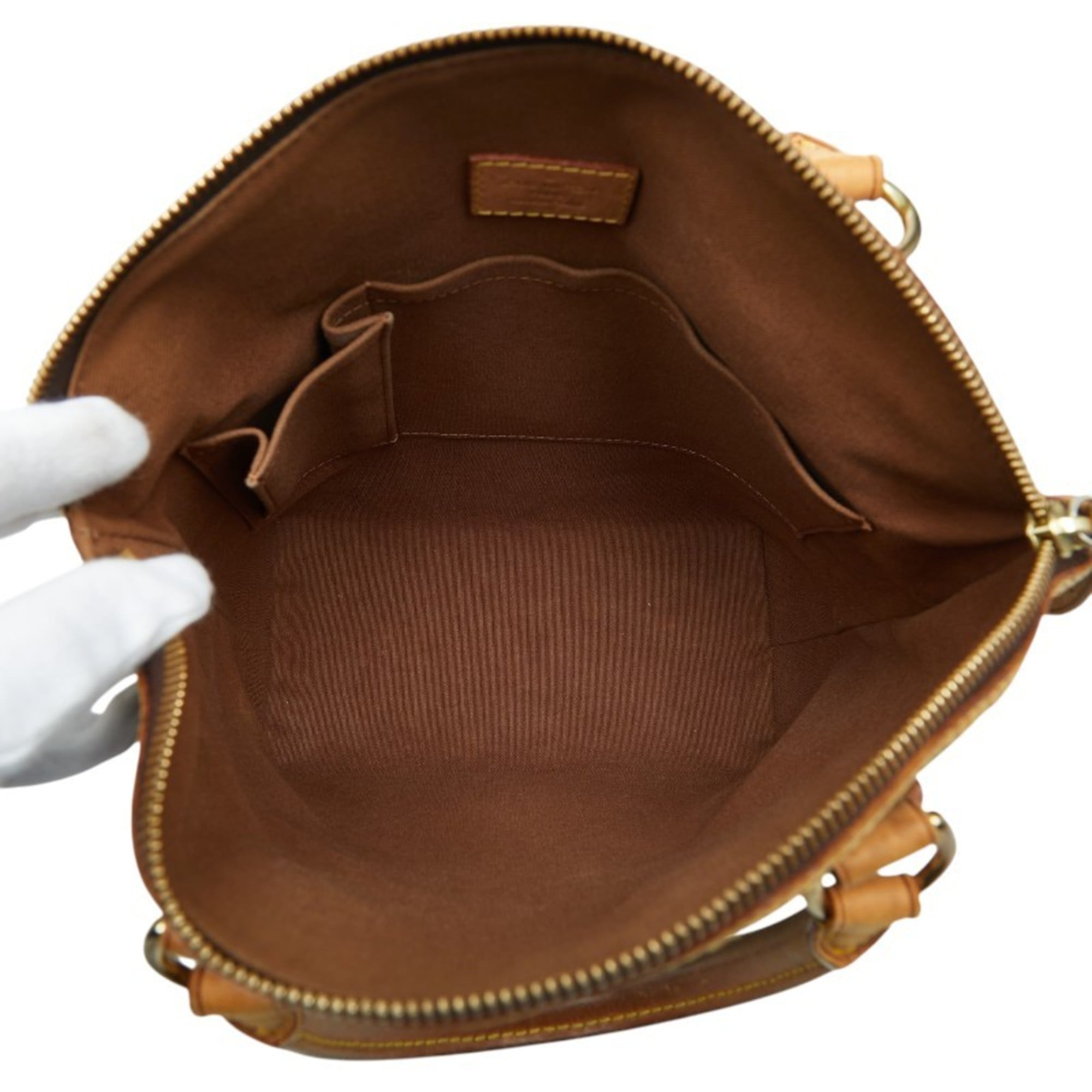 Louis Vuitton Brown Pvc Leather Handbag (Pre-Owned)