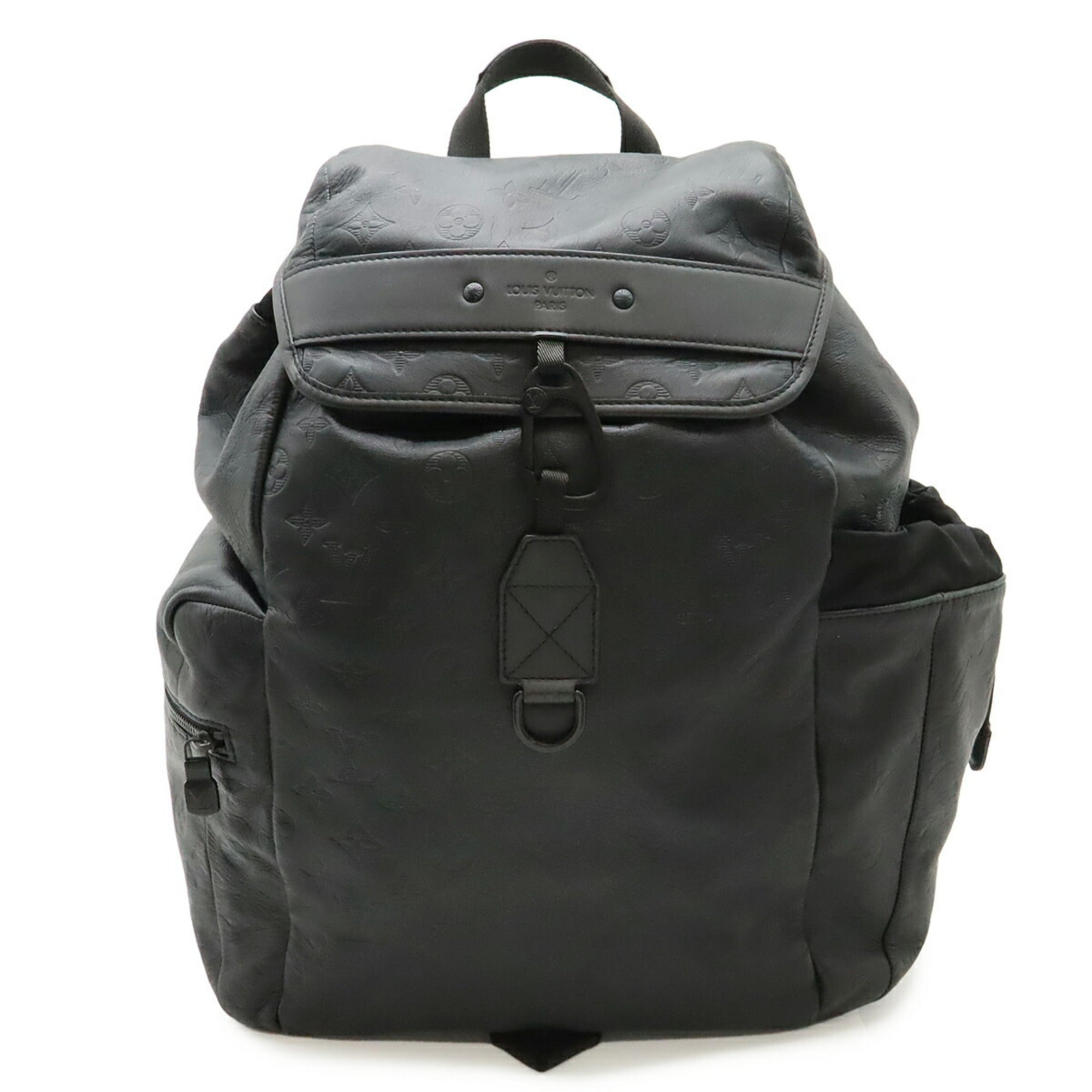 Louis Vuitton Monogram Shadow Black Noir Monogram Shadow Backpack (Pre-Owned)
