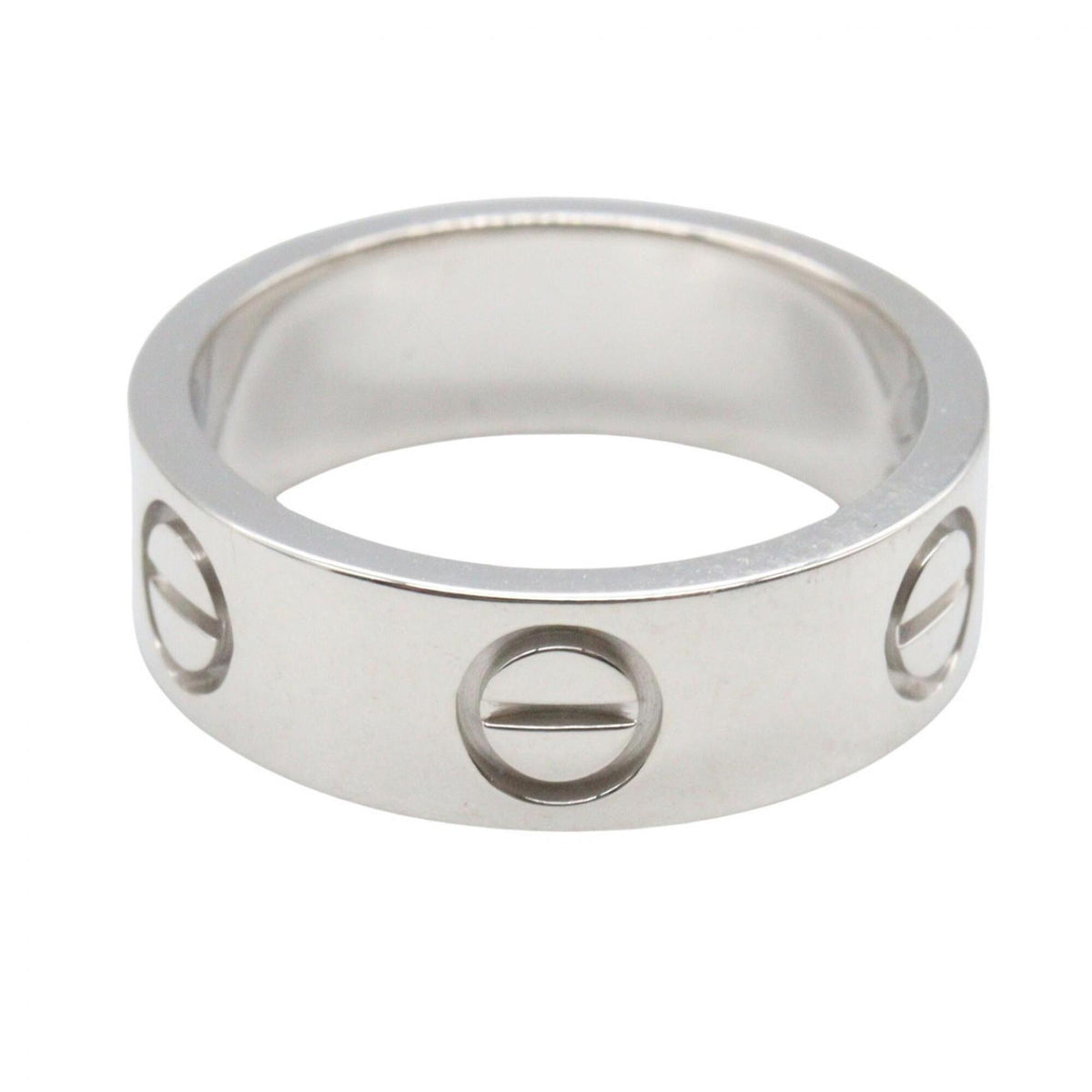 Cartier Silver White Gold (18K) Band Ring (Pre-Owned)