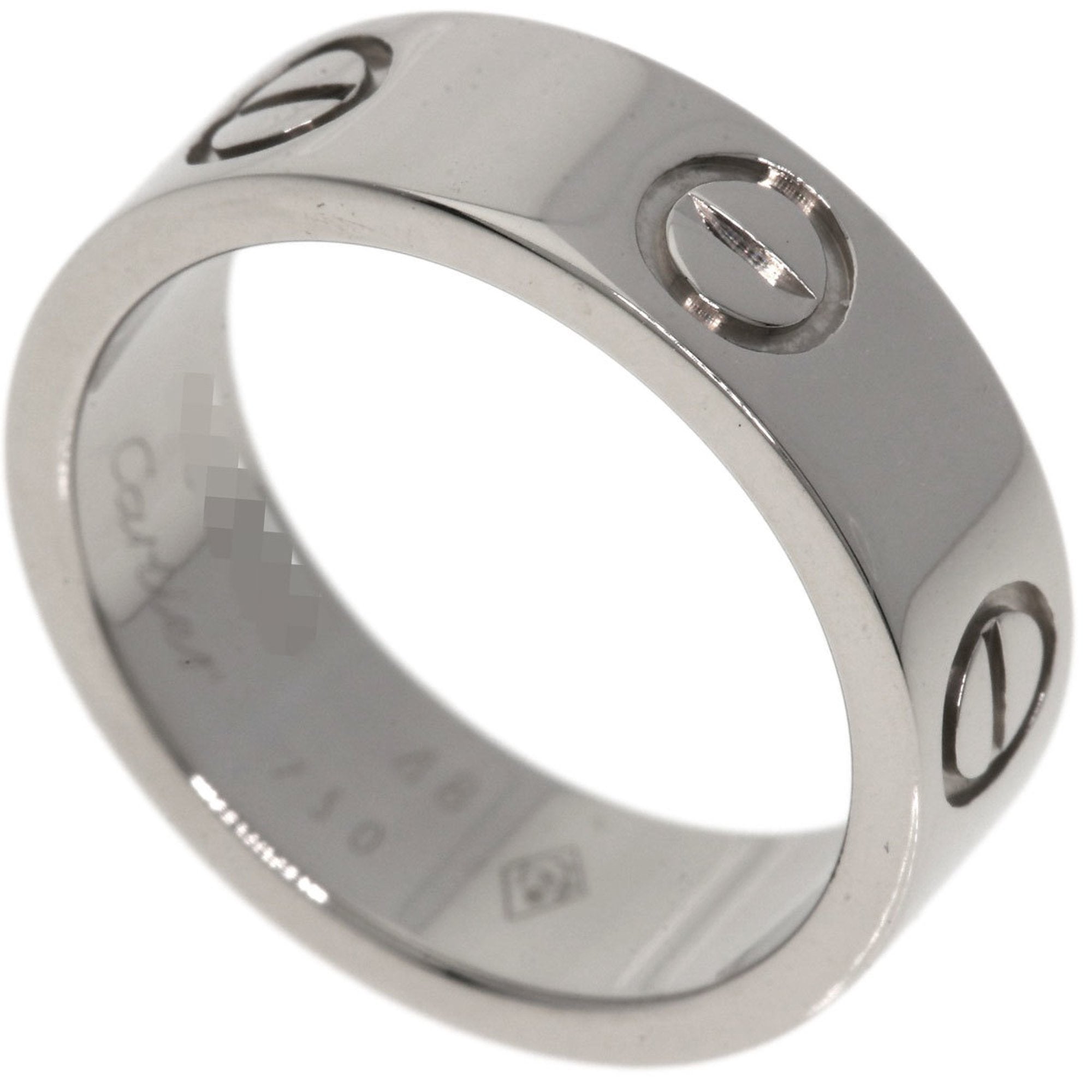 Cartier White Gold White Gold (18K) Band Ring (Pre-Owned)