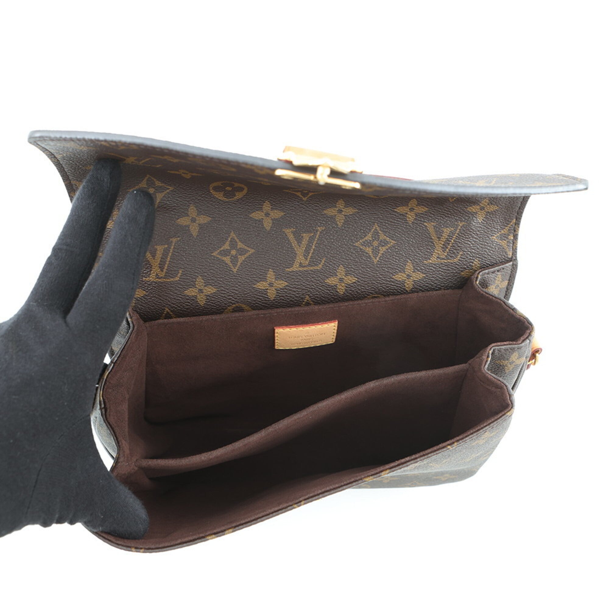 Louis Vuitton Monogram Brown Monogram Handbag Pochette (Pre-Owned)