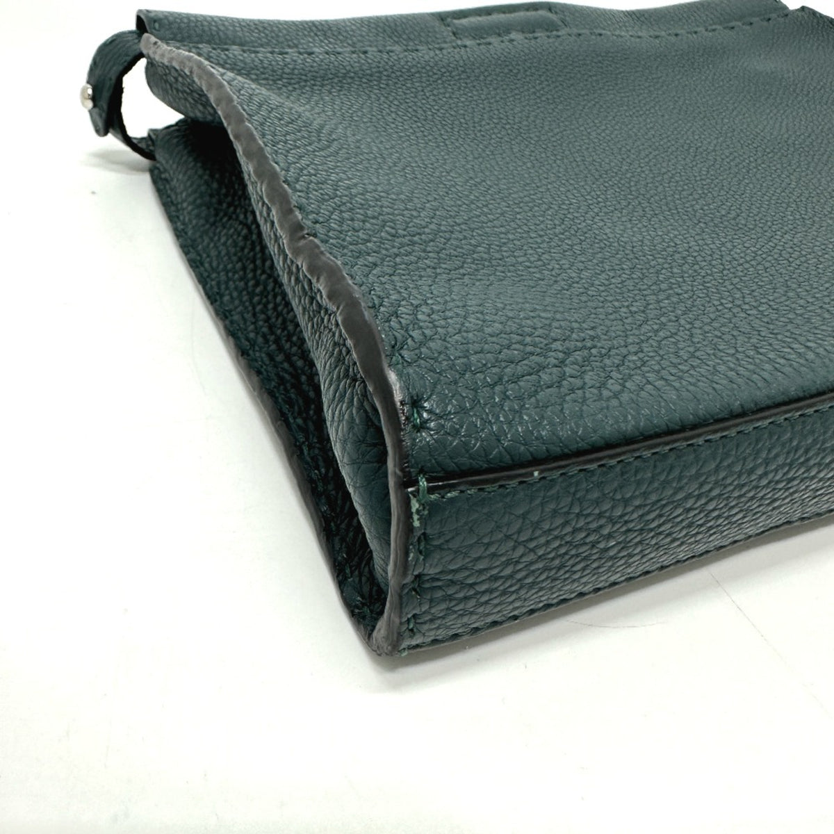 Fendi Blue Leather Briefcase (Pre-Owned)