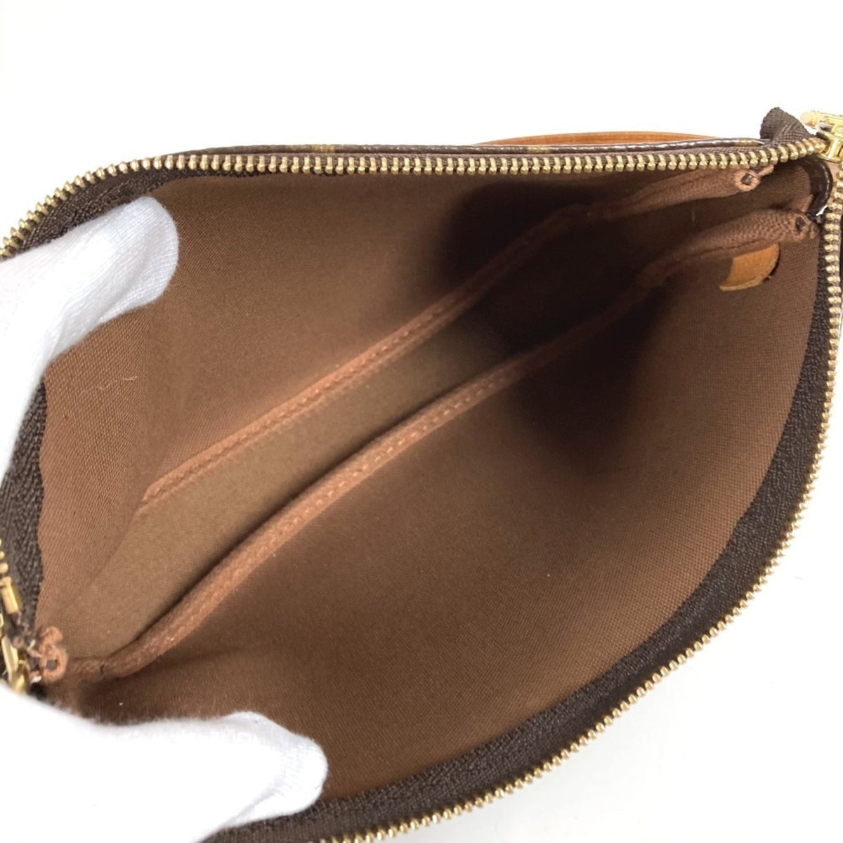 Louis Vuitton Brown Monogram Panda Multi-Color Monogram Handbag Pouch Shoulder Bag (Pre-Owned)