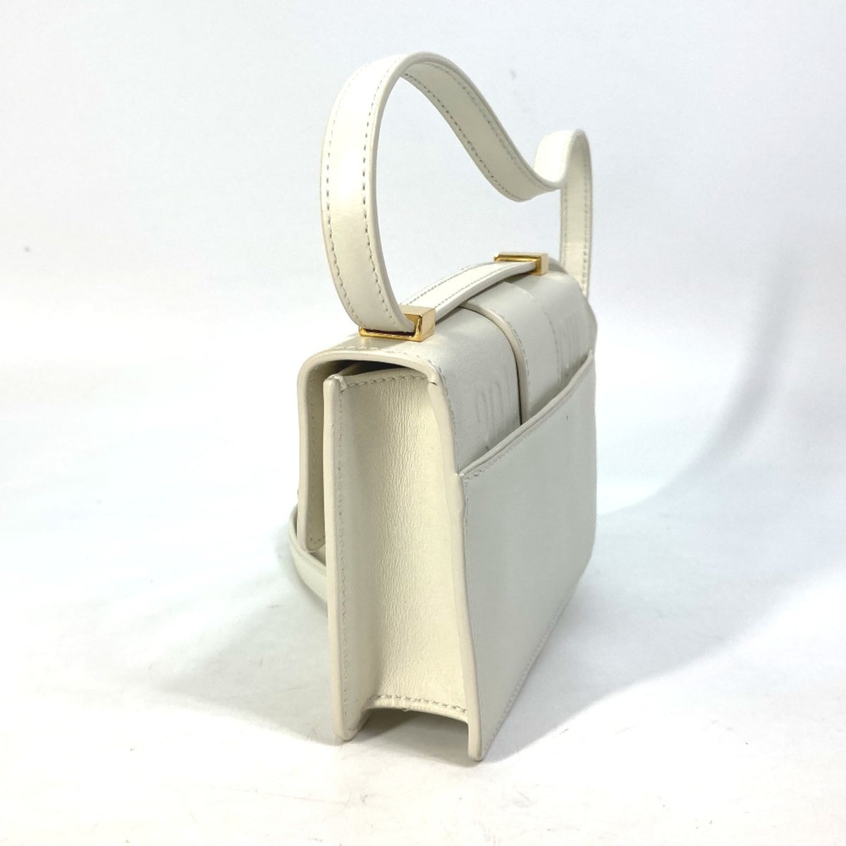 Christian Dior White Leather Shoulder Bag (Pre-Owned)