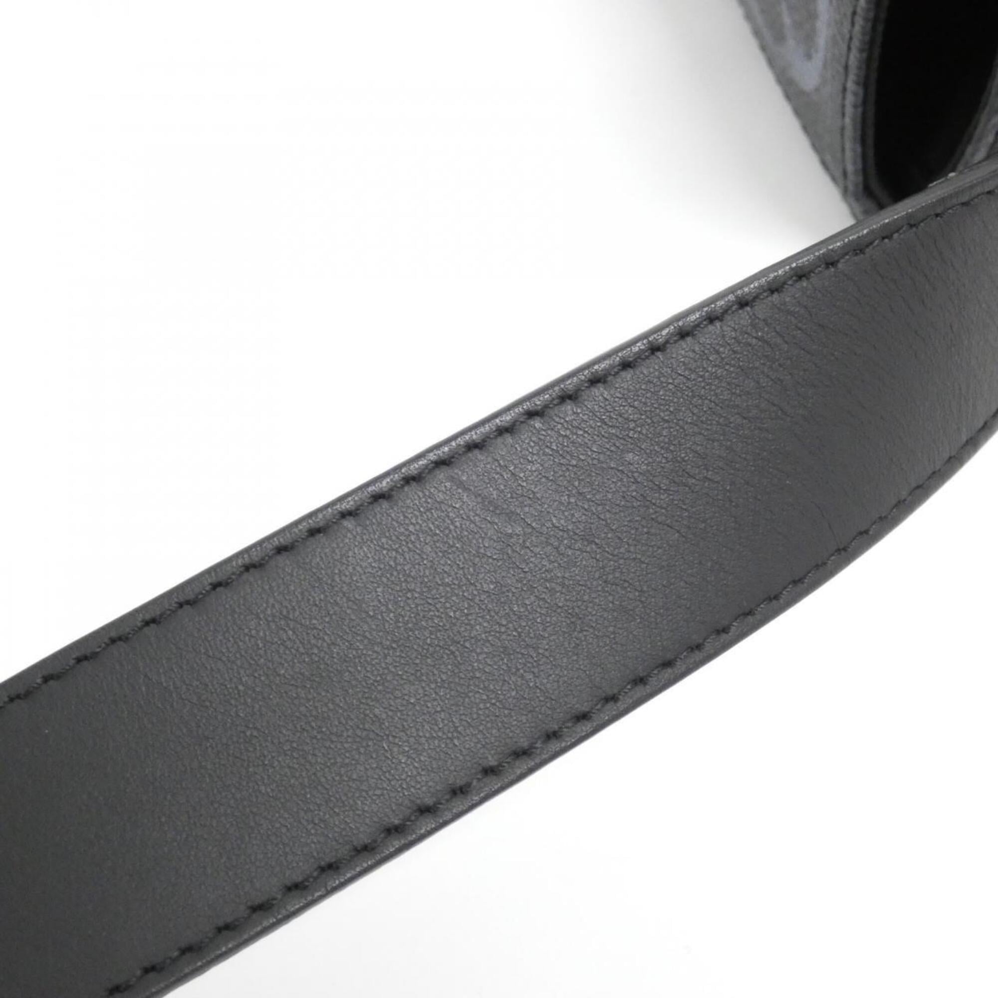 Louis Vuitton Black Noir Coated Canvas Shoulder Bag (Pre-Owned)