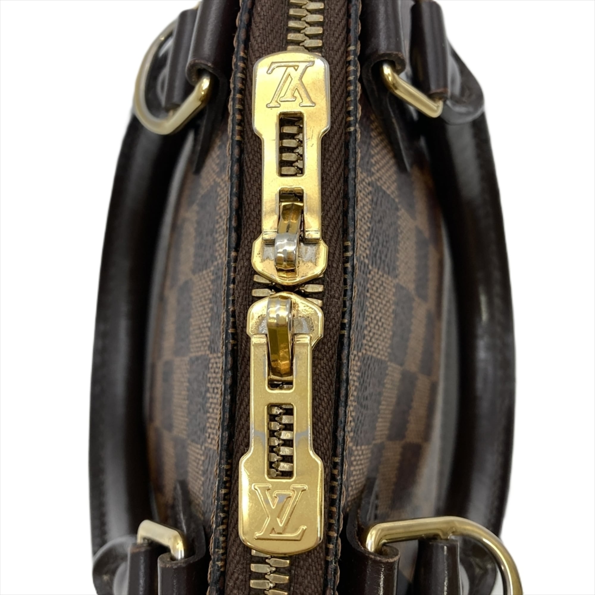 Louis Vuitton Brown Damier Canvas Handbag Pochette (Pre-Owned)