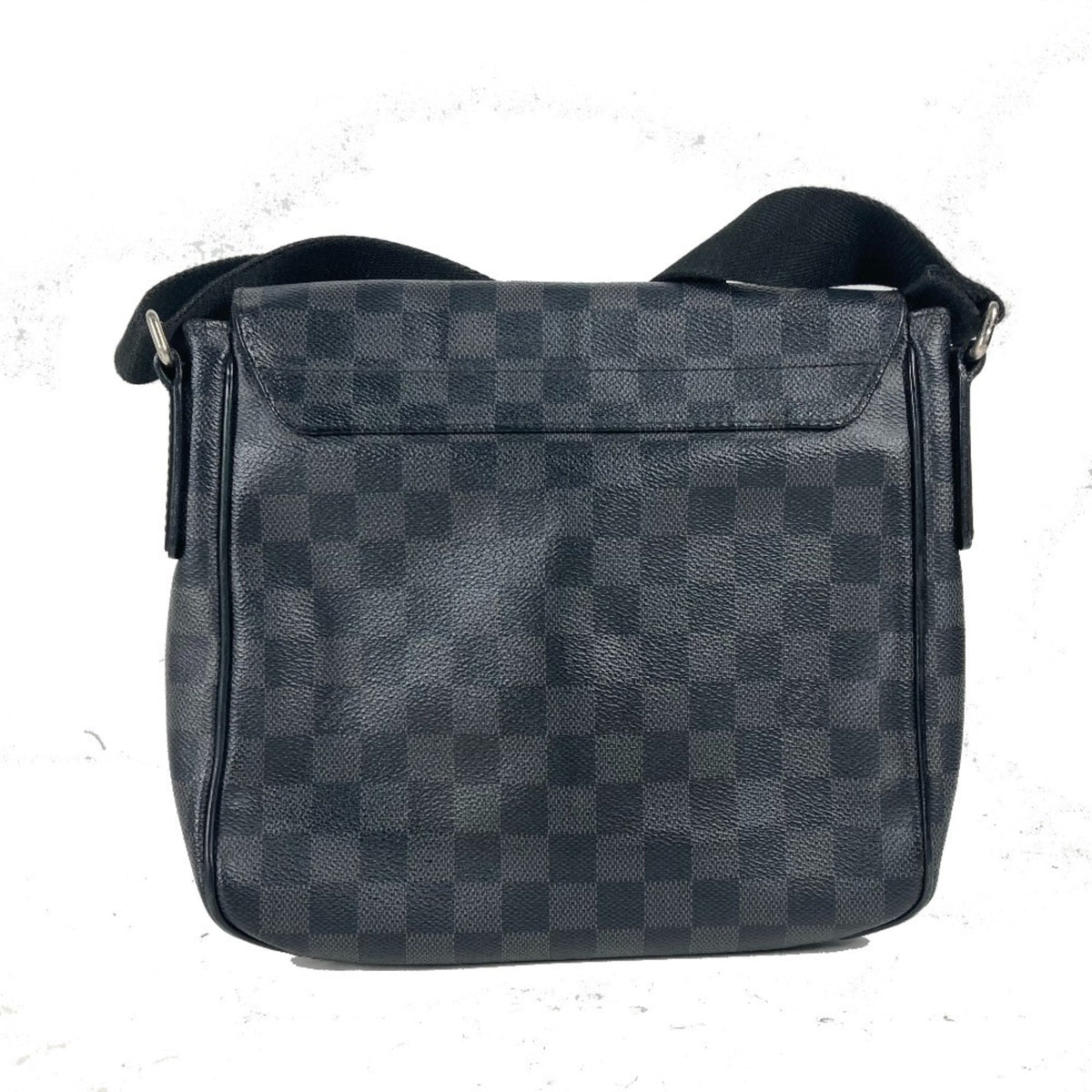 Louis Vuitton Black Damier Graphite Shoulder Bag (Pre-Owned)