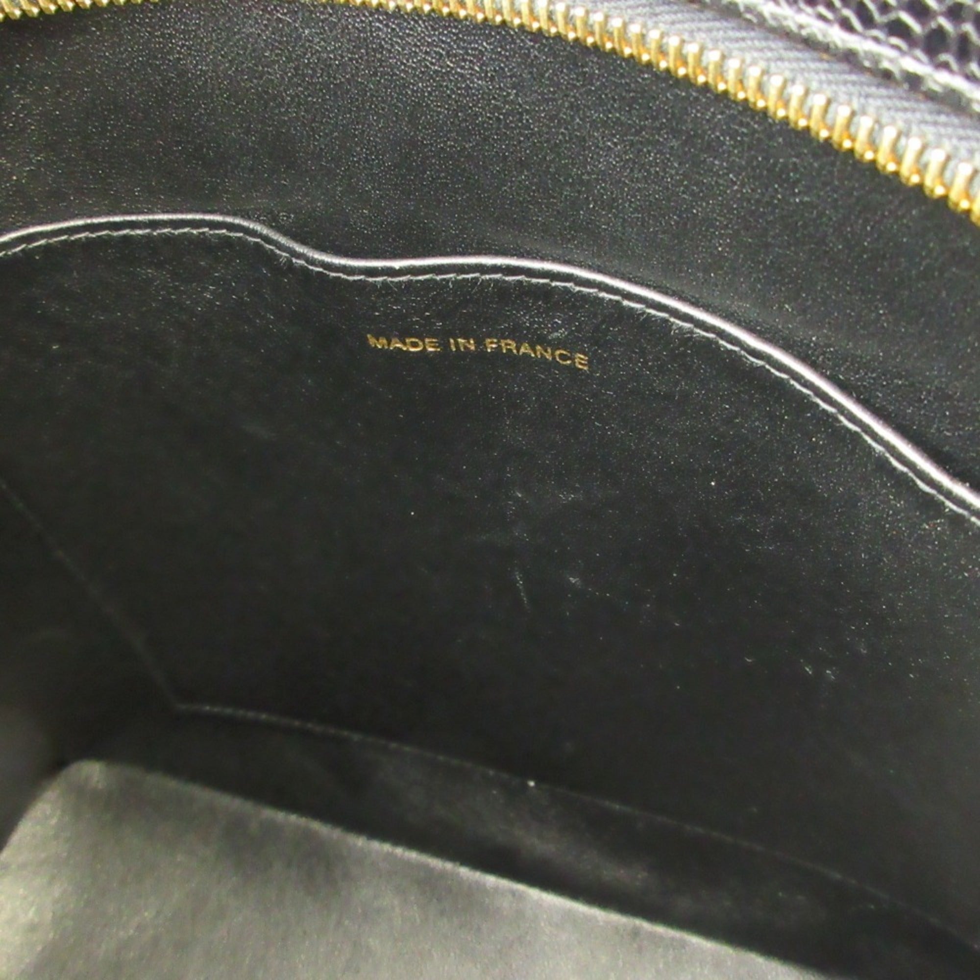 Chanel Matelasse Black Grained Calfskin Handbag Tote Bag (Pre-Owned)