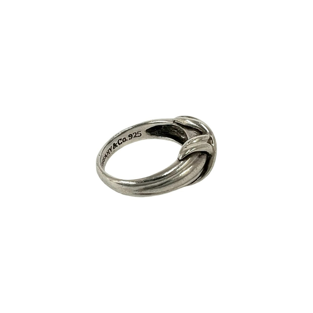 Tiffany Silver Silver 925 Band Ring (Pre-Owned)