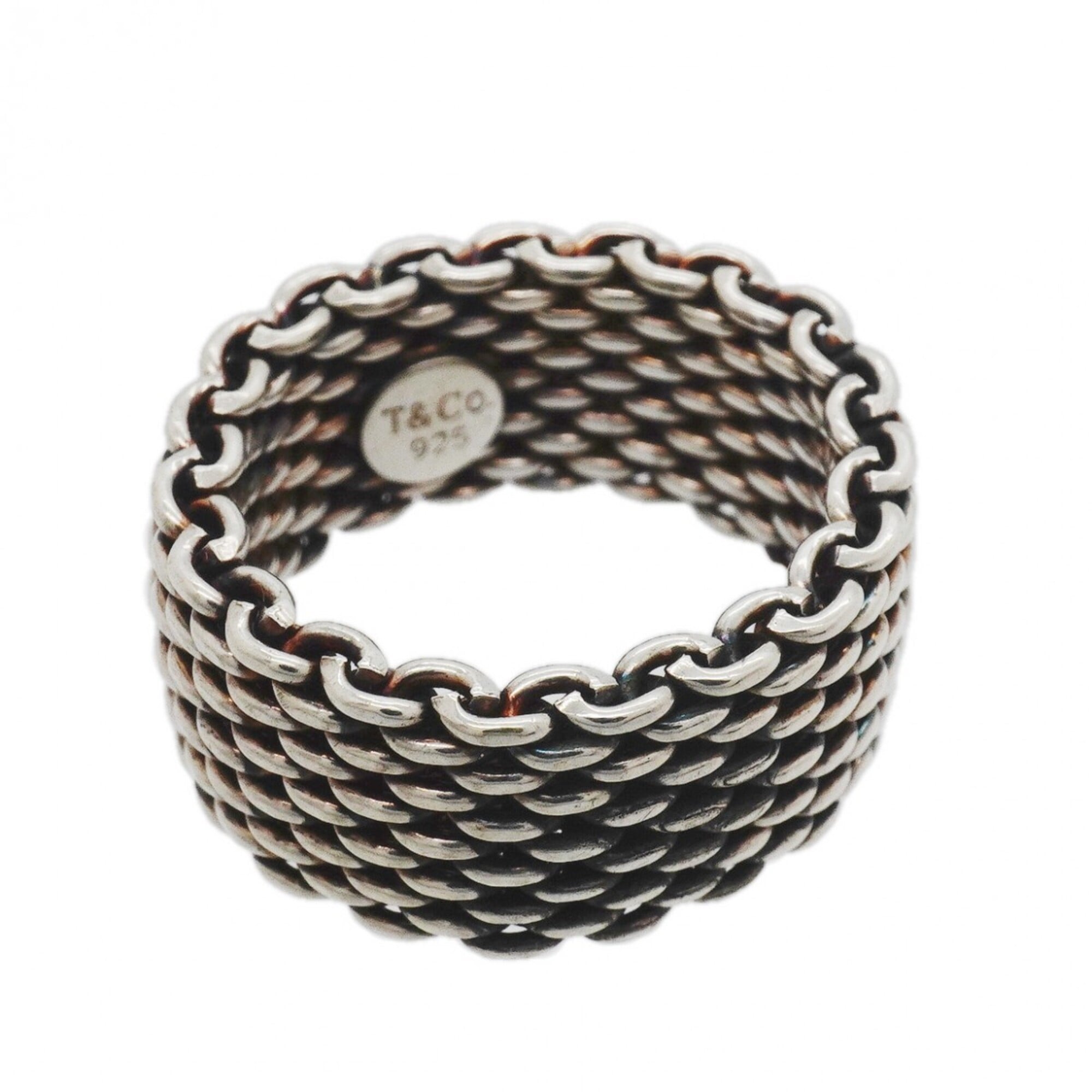 Tiffany Silver 925 Band Ring (Pre-Owned)