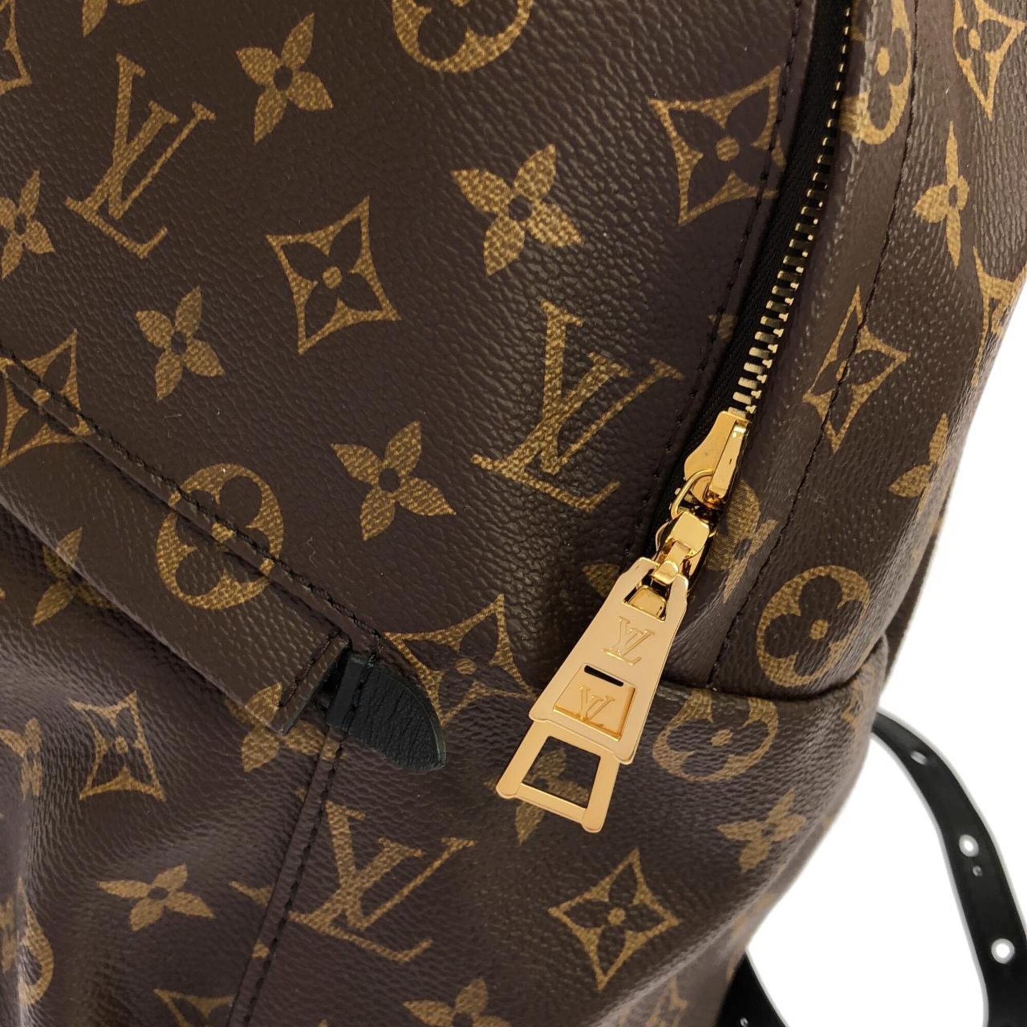 Louis Vuitton Marron Coated Canvas Backpack (Pre-Owned)
