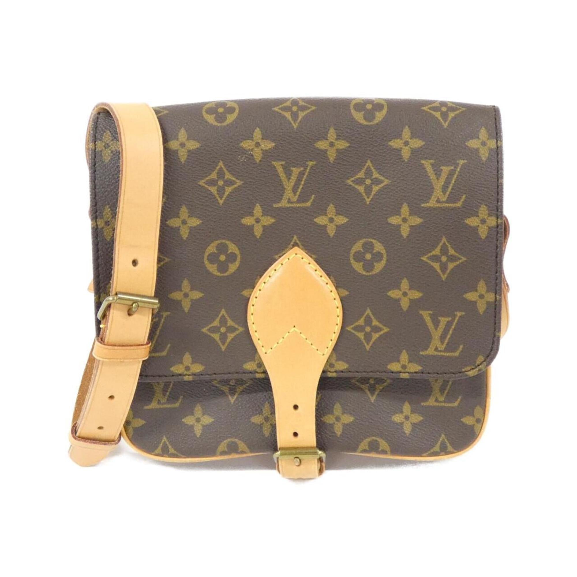 Louis Vuitton Brown Coated Canvas Shoulder Bag (Pre-Owned)