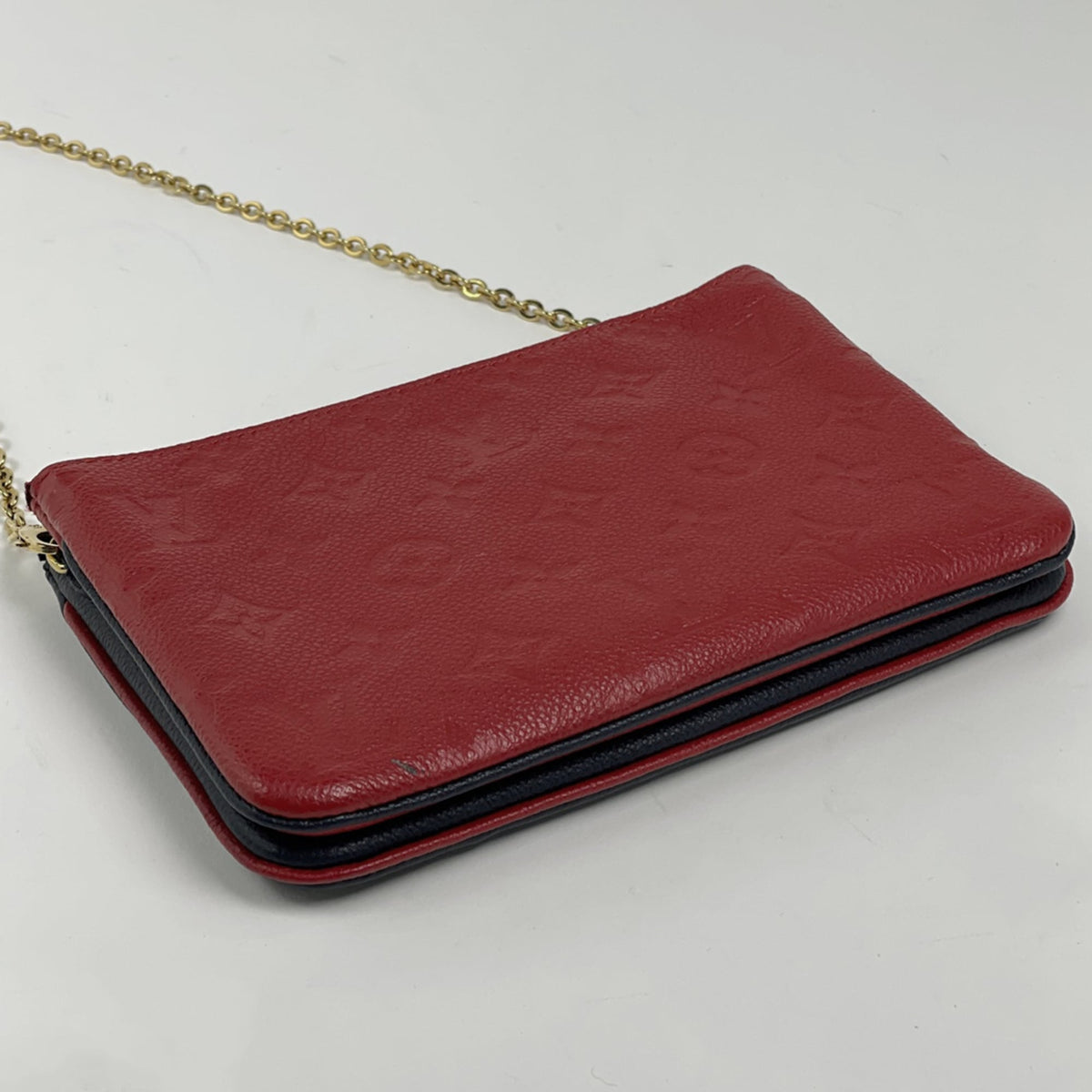 Louis Vuitton Marine Rouge Monogram Empreinte Pochette Shoulder Bag (Pre-Owned)