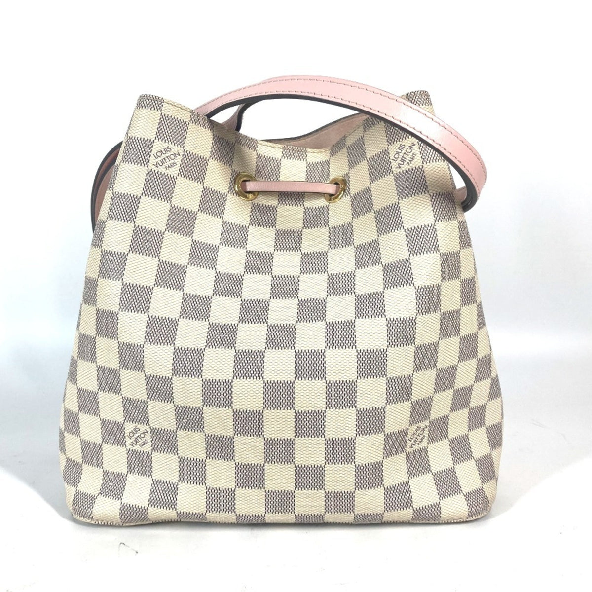 Louis Vuitton Damier Azur Pink White Damier Azur Shoulder Bag (Pre-Owned)