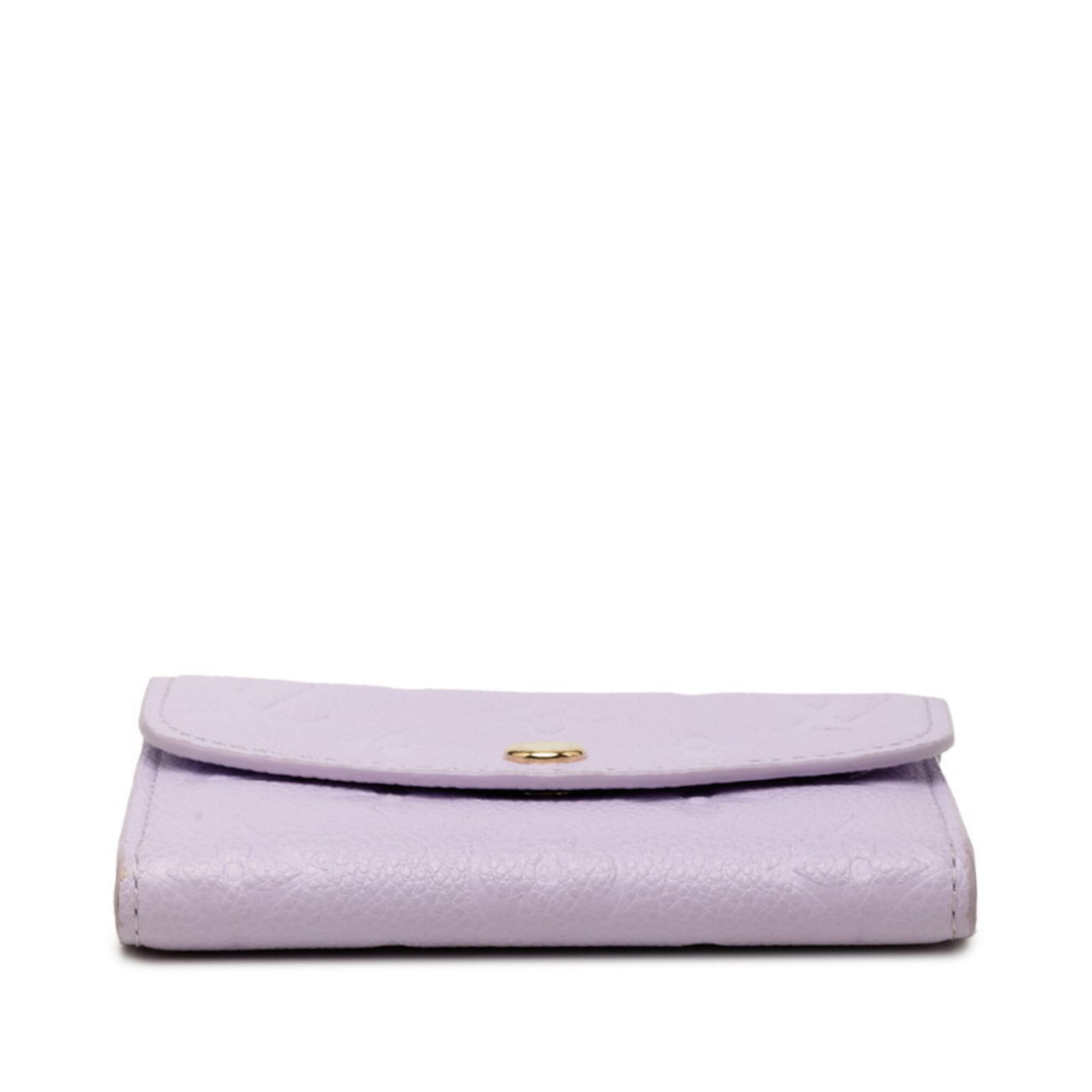 Louis Vuitton Purple Leather Wallet (Bi-Fold) (Pre-Owned)