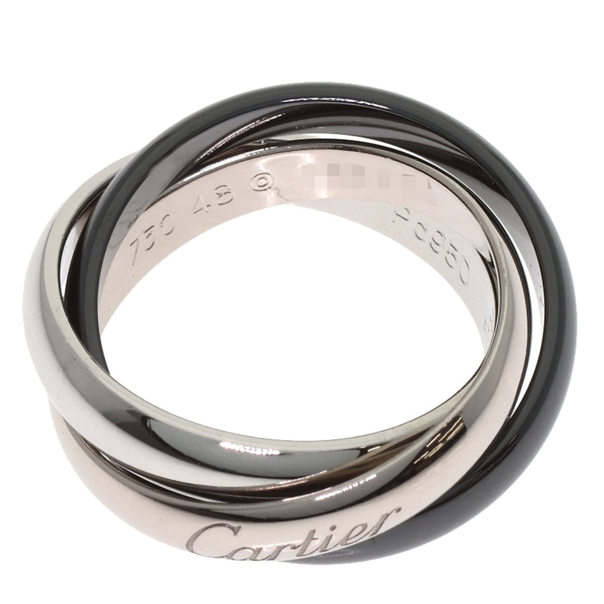 Cartier White Gold (18K) Palladium 950 Band Ring (Pre-Owned)