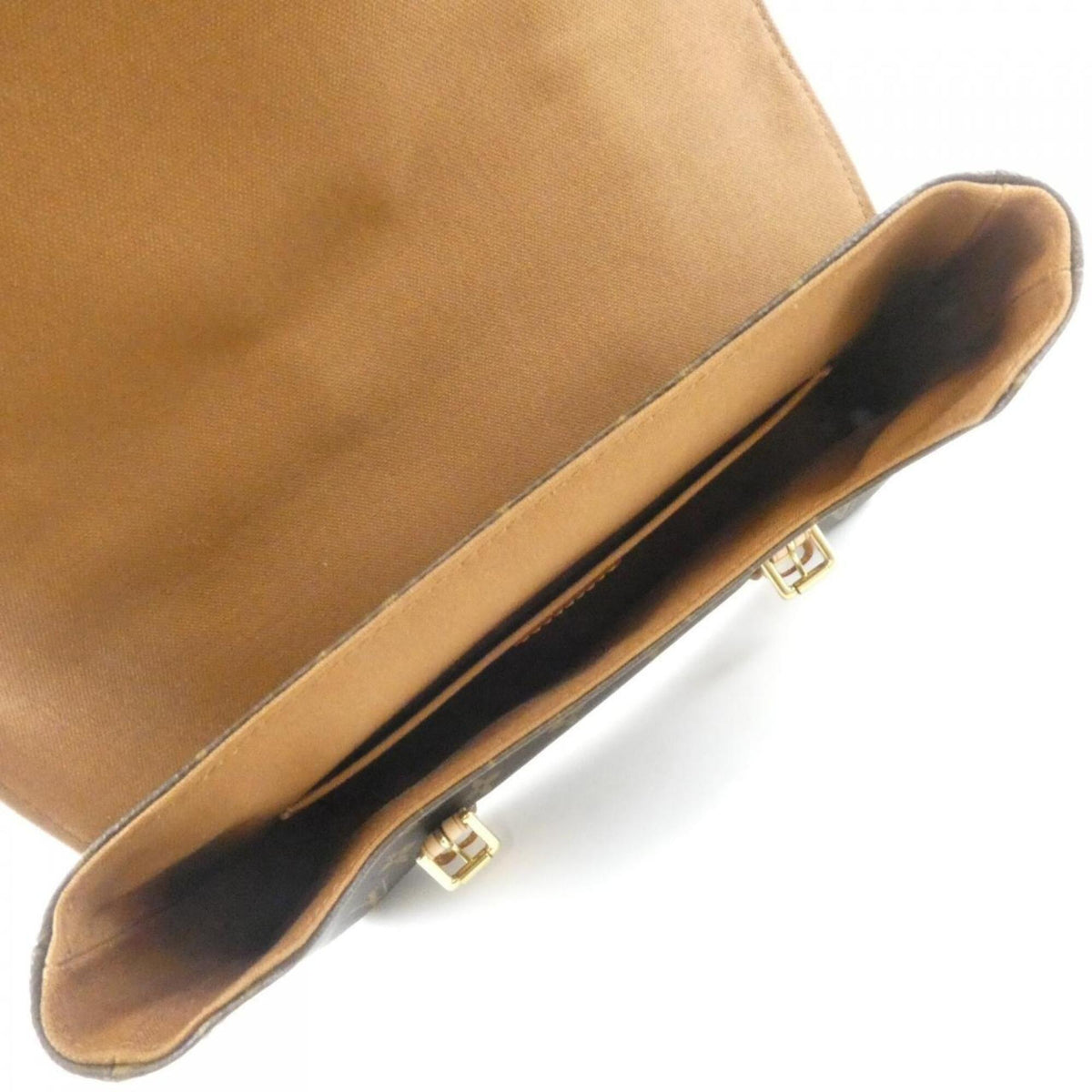 Louis Vuitton Marron Coated Canvas Backpack (Pre-Owned)