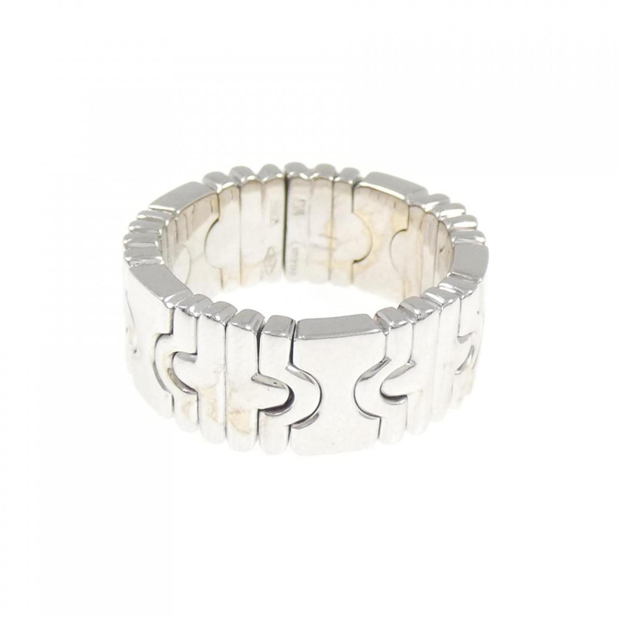 Bvlgari White Gold White Gold (18K) Band Ring (Pre-Owned)