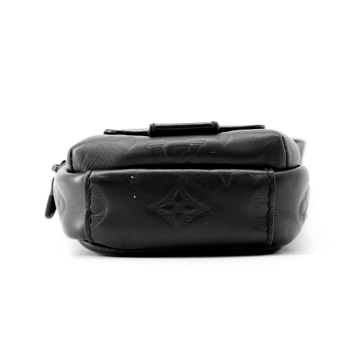 Louis Vuitton Noir Monogram Shadow Shoulder Bag (Pre-Owned)