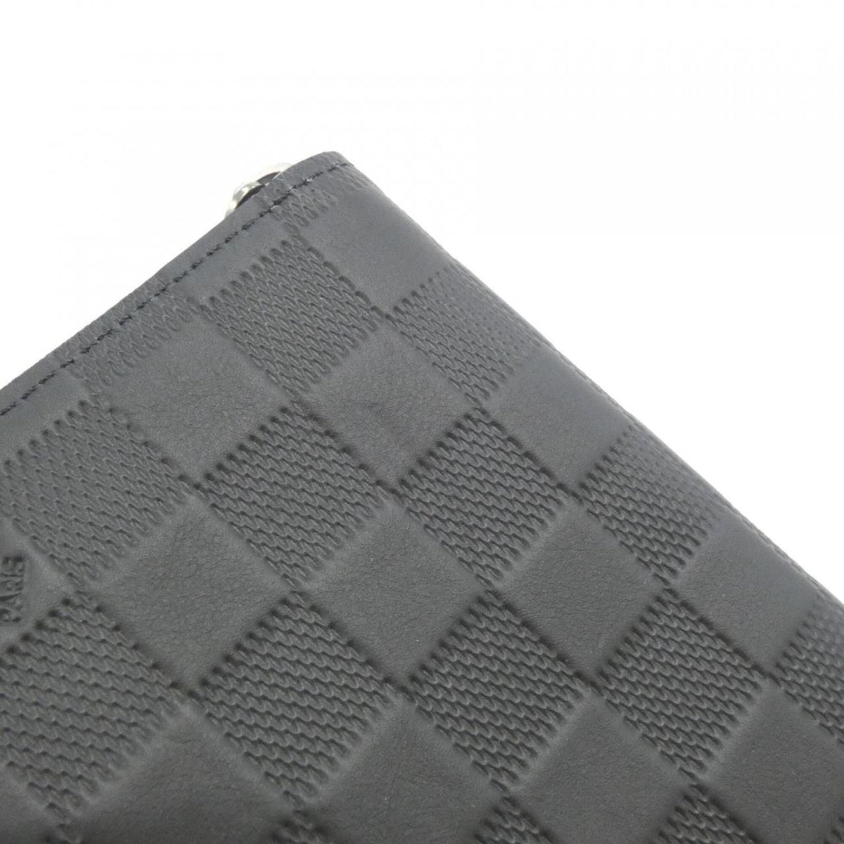 Louis Vuitton Onyx Leather Long Wallet (Bi-Fold) (Pre-Owned)