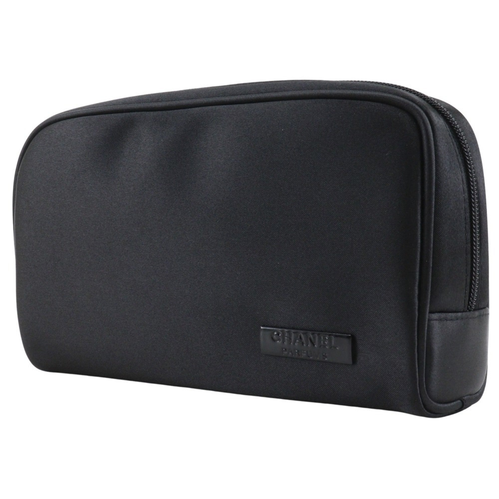 Chanel Black Nylon Pouch (Pre-Owned)