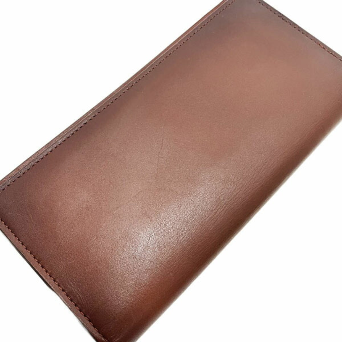 Louis Vuitton Brown Ombre Leather Long Wallet (Bi-Fold) (Pre-Owned)