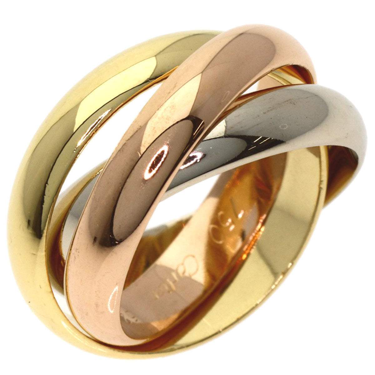 Cartier Yellow Gold (18K) Pink Gold (18K) White Gold (18K) Band Ring (Pre-Owned)