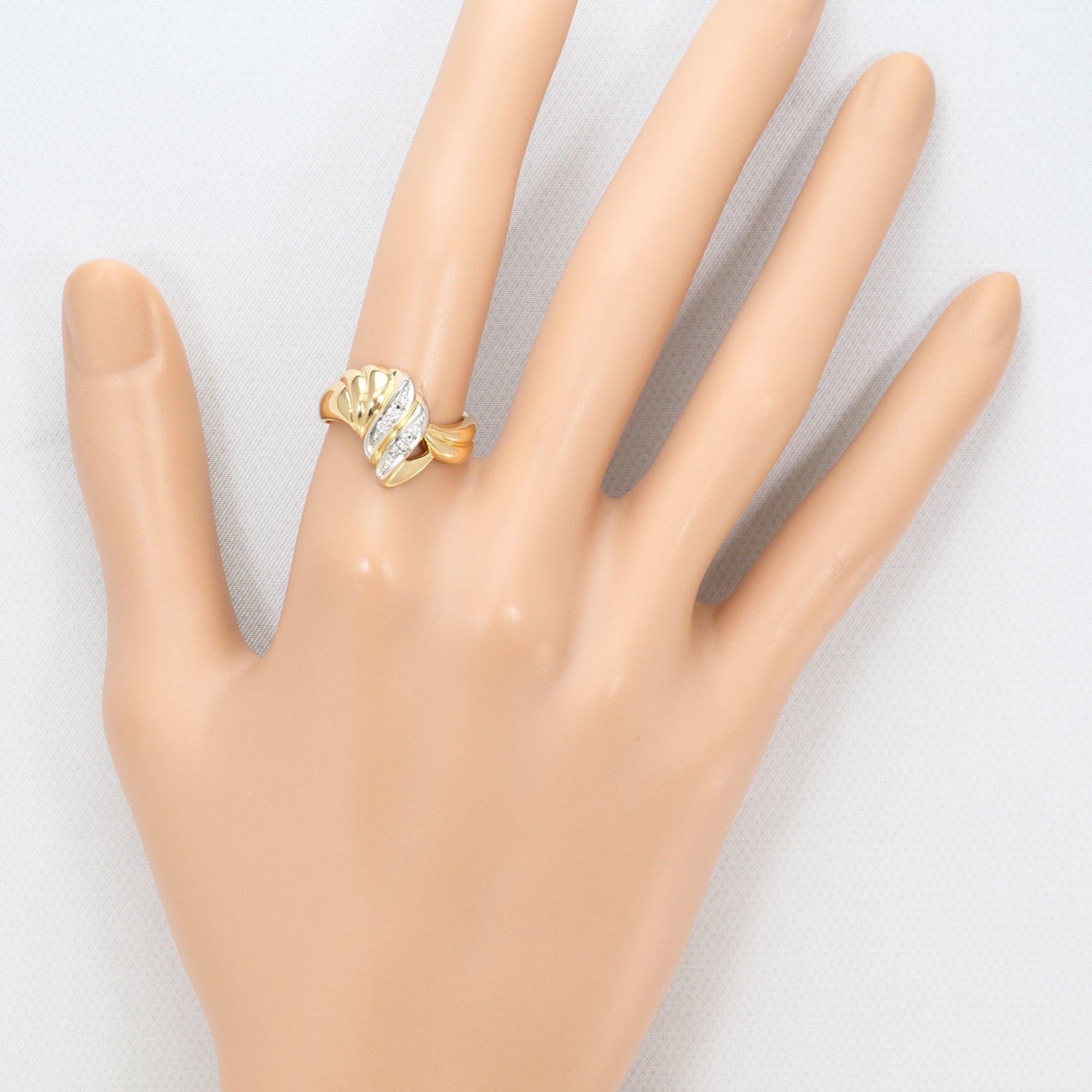 Unbranded Platinum Yellow Gold Yellow Gold (18K) Platinum 900 Band Ring (Pre-Owned)