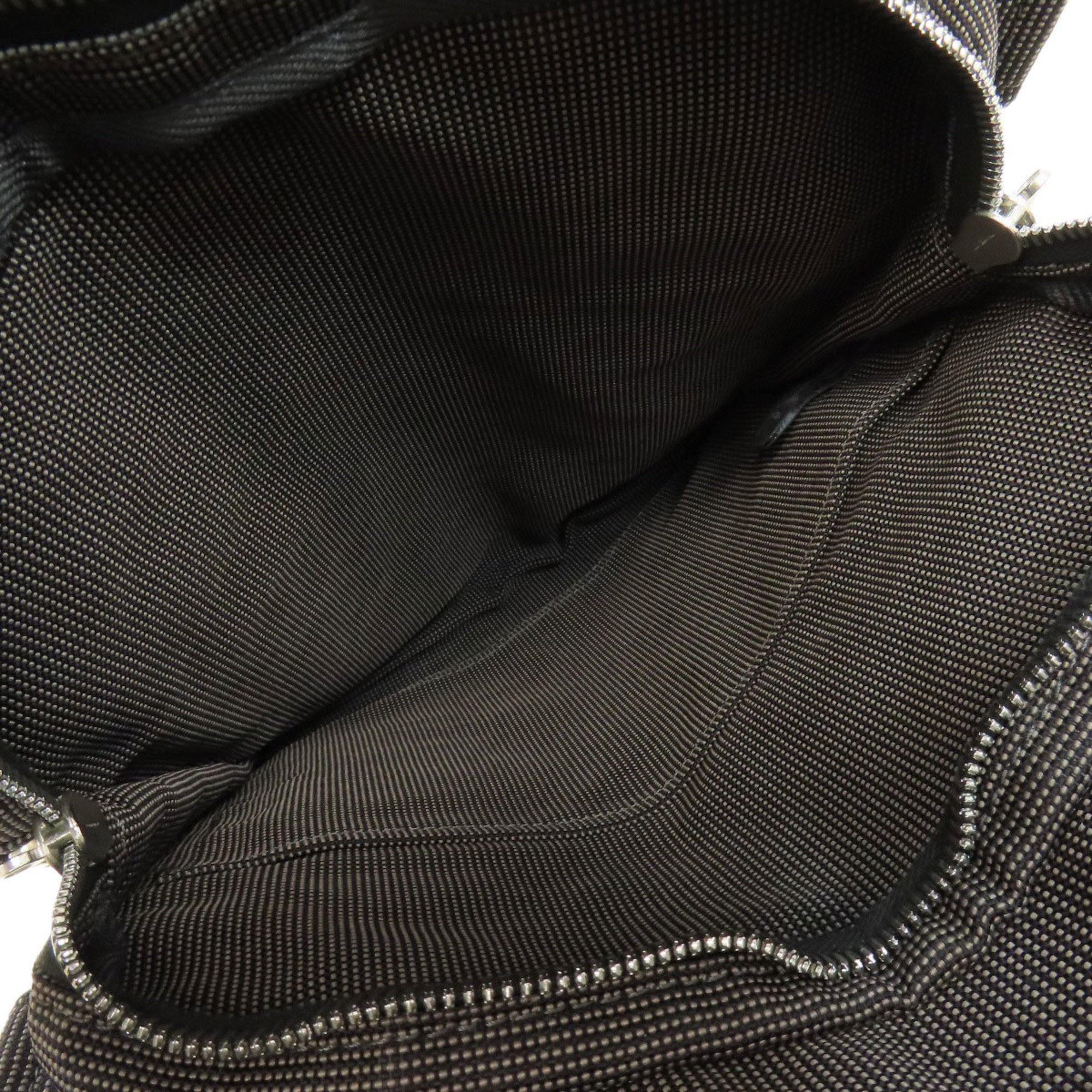 Hermes Her Line Gray Canvas Backpack (Pre-Owned)