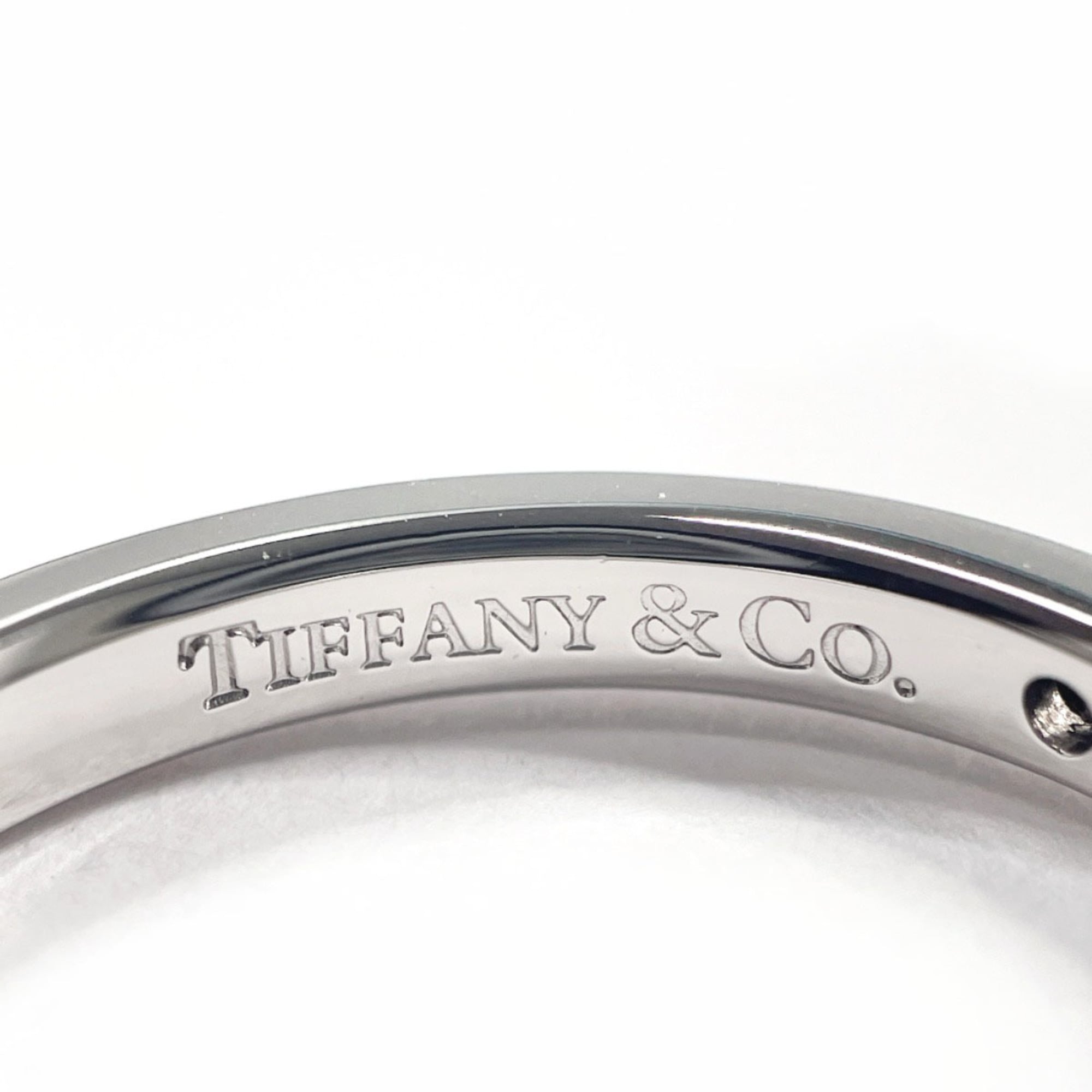 Tiffany Silver Platinum 950 Band Ring (Pre-Owned)