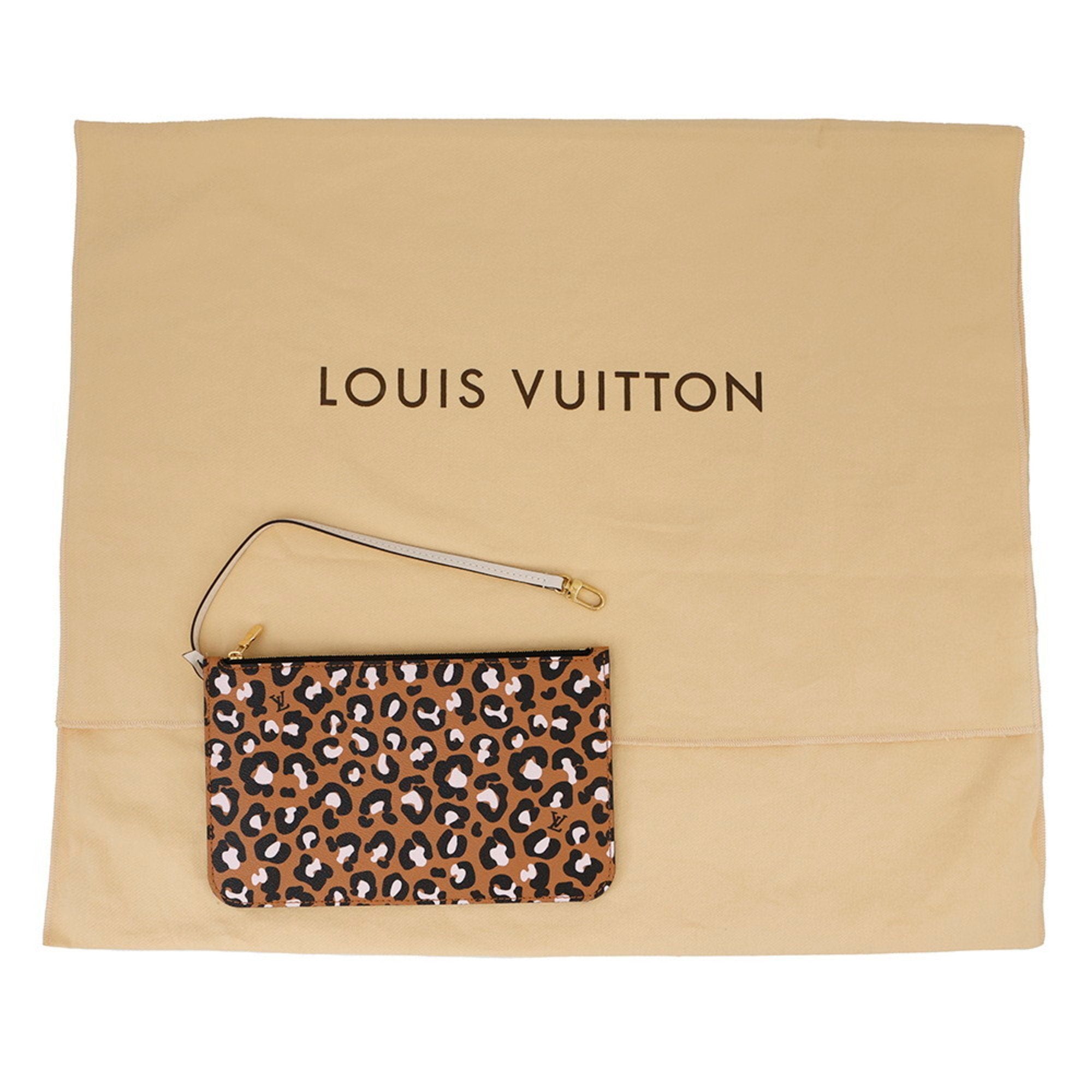 Louis Vuitton Leopard Monogram Monogram Pouch Tote Bag (Pre-Owned)