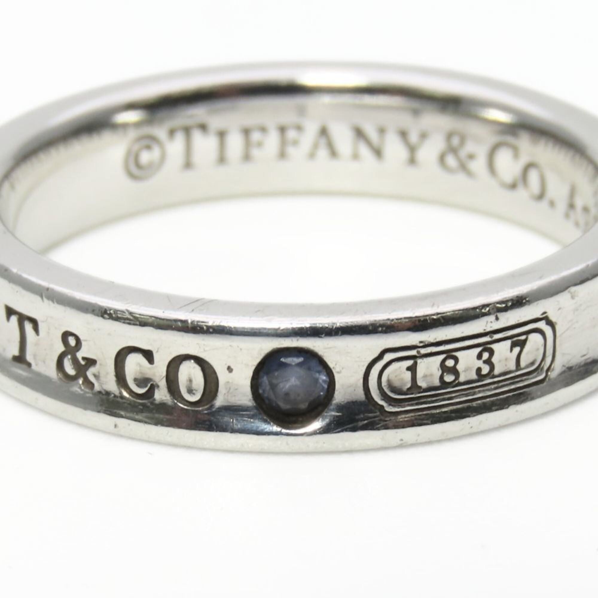 Tiffany Silver Silver 925 Band Ring (Pre-Owned)