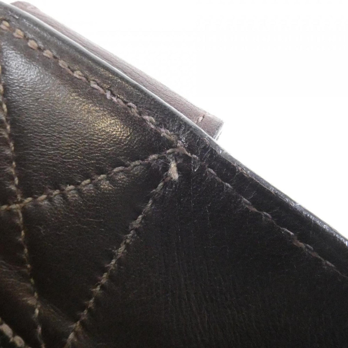 Hermes Brown Toile H Leather Handbag (Pre-Owned)
