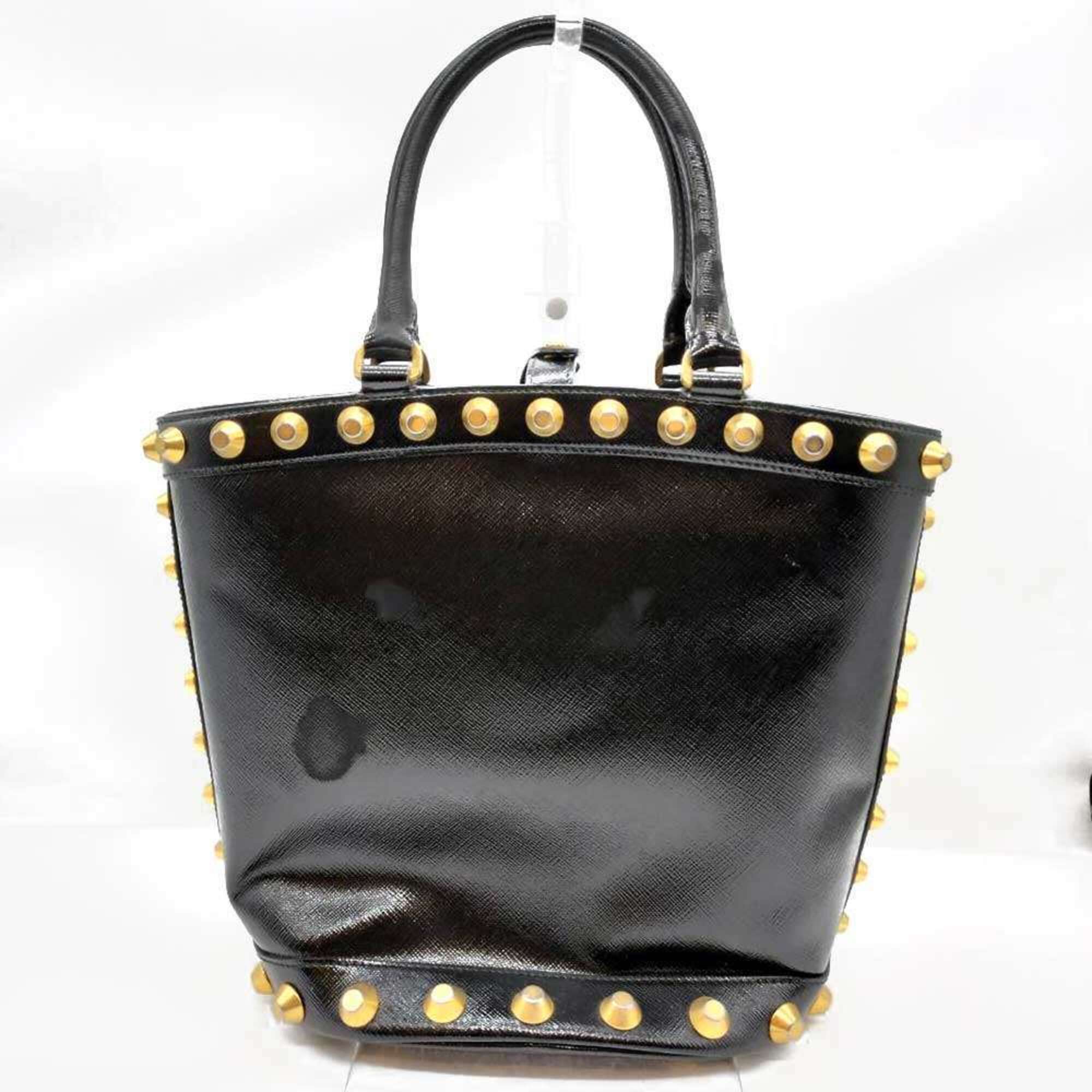 Prada Black Saffiano Handbag Tote Bag (Pre-Owned)