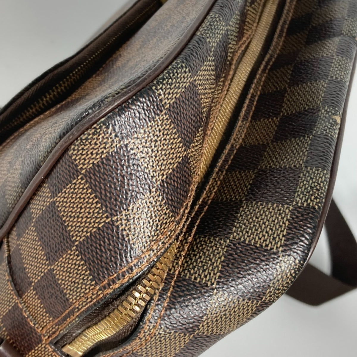 Louis Vuitton Brown Damier Canvas Shoulder Bag (Pre-Owned)
