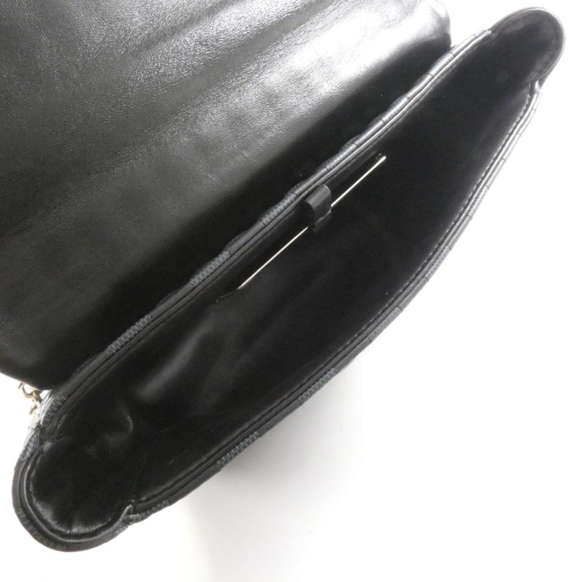 Louis Vuitton Black Damier Cobalt Leather Shoulder Bag (Pre-Owned)