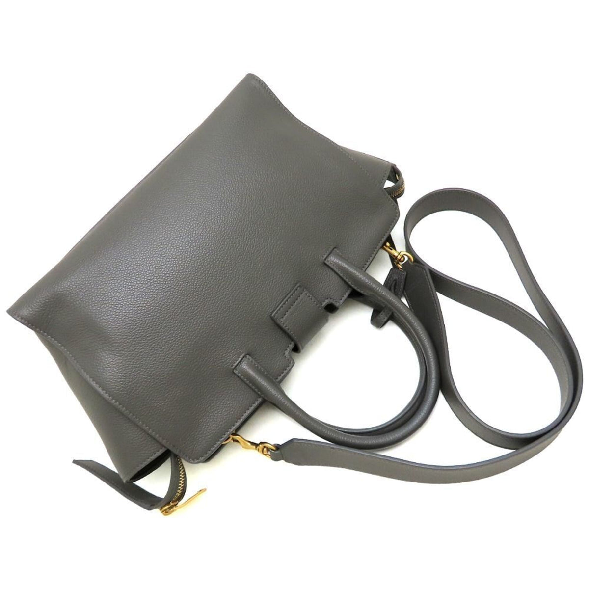 Saint Laurent Gray Handbag (Pre-Owned)