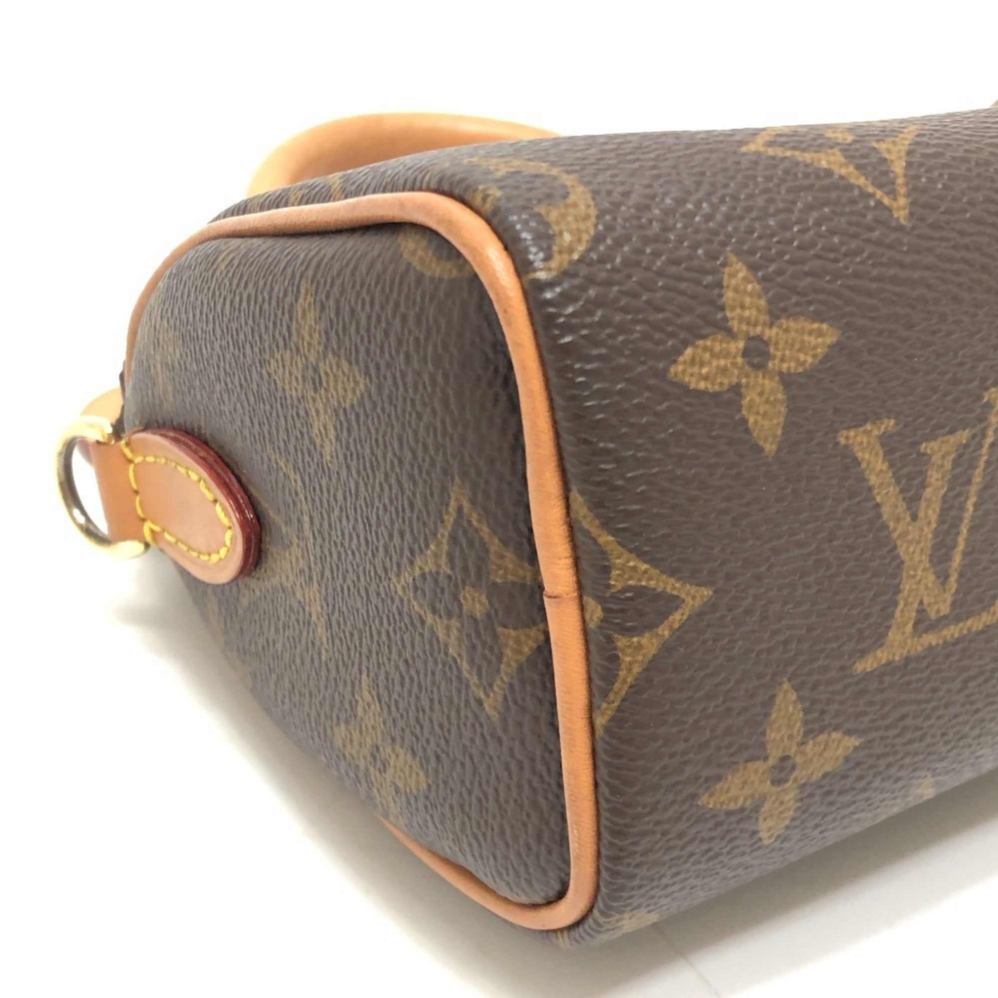 Louis Vuitton Brown Monogram Canvas Handbag Shoulder Bag (Pre-Owned)