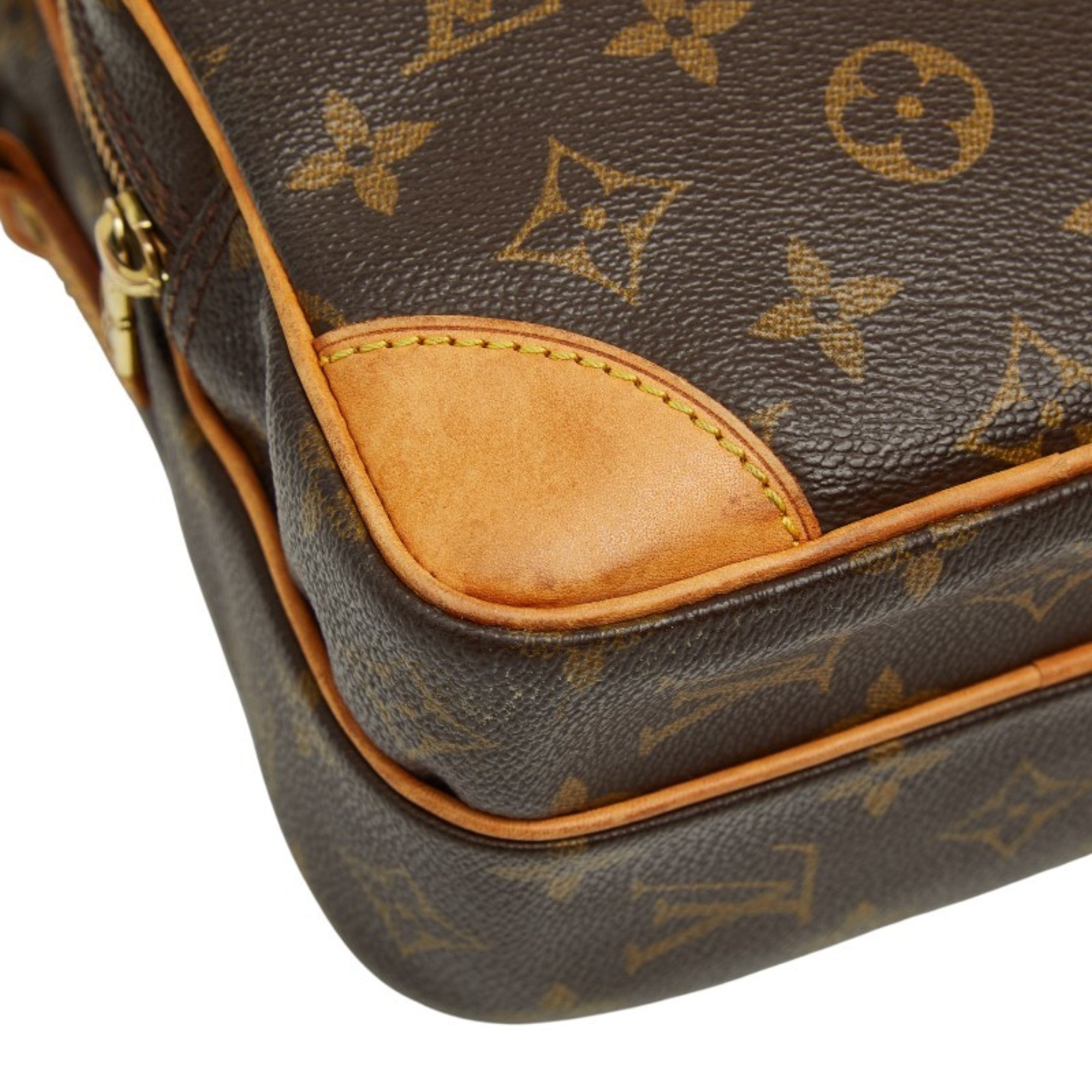 Louis Vuitton Brown Pvc Leather Shoulder Bag (Pre-Owned)